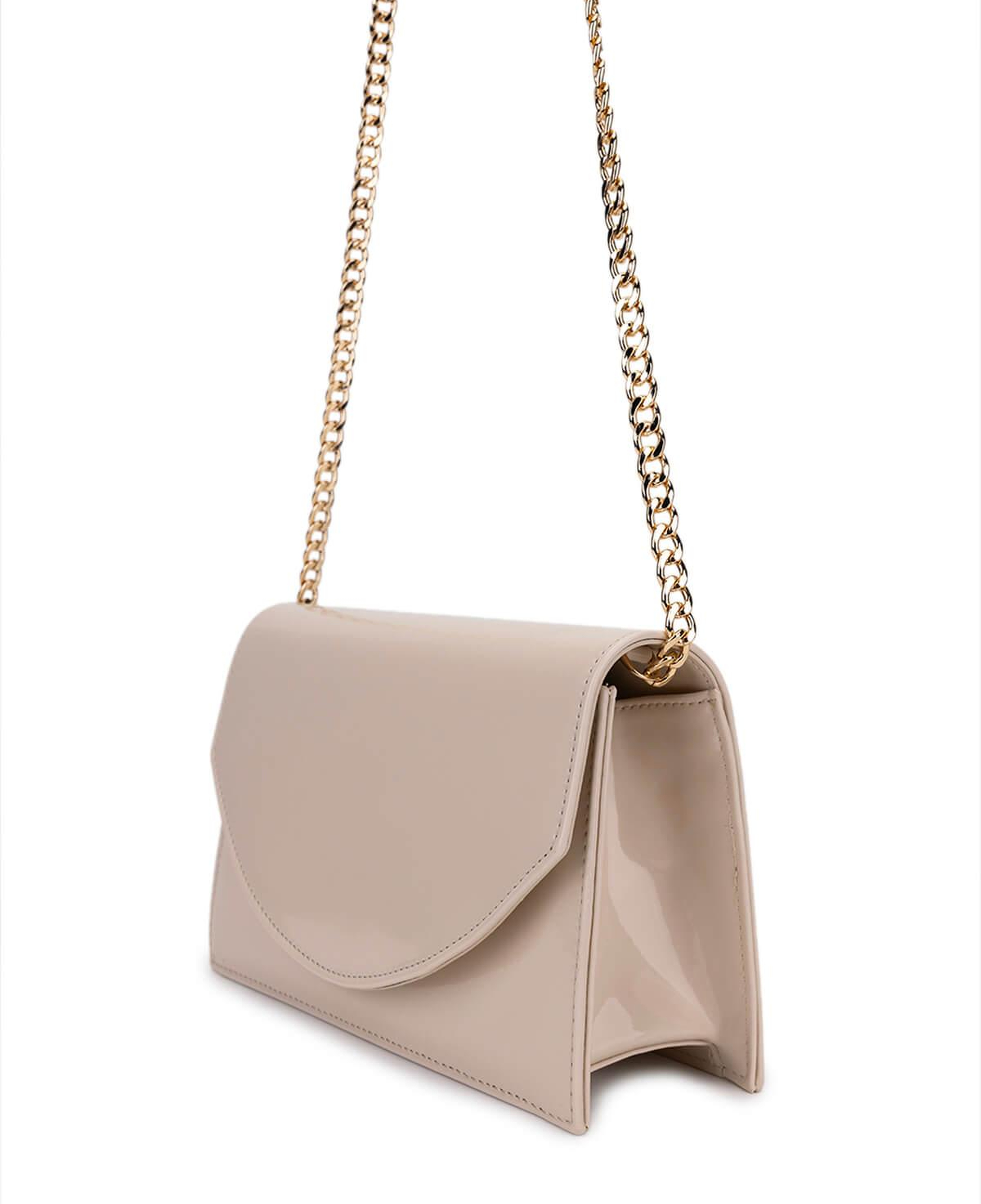 Tamer Tanca Kadın Suni Deri Bej Rugan Kol Çantası