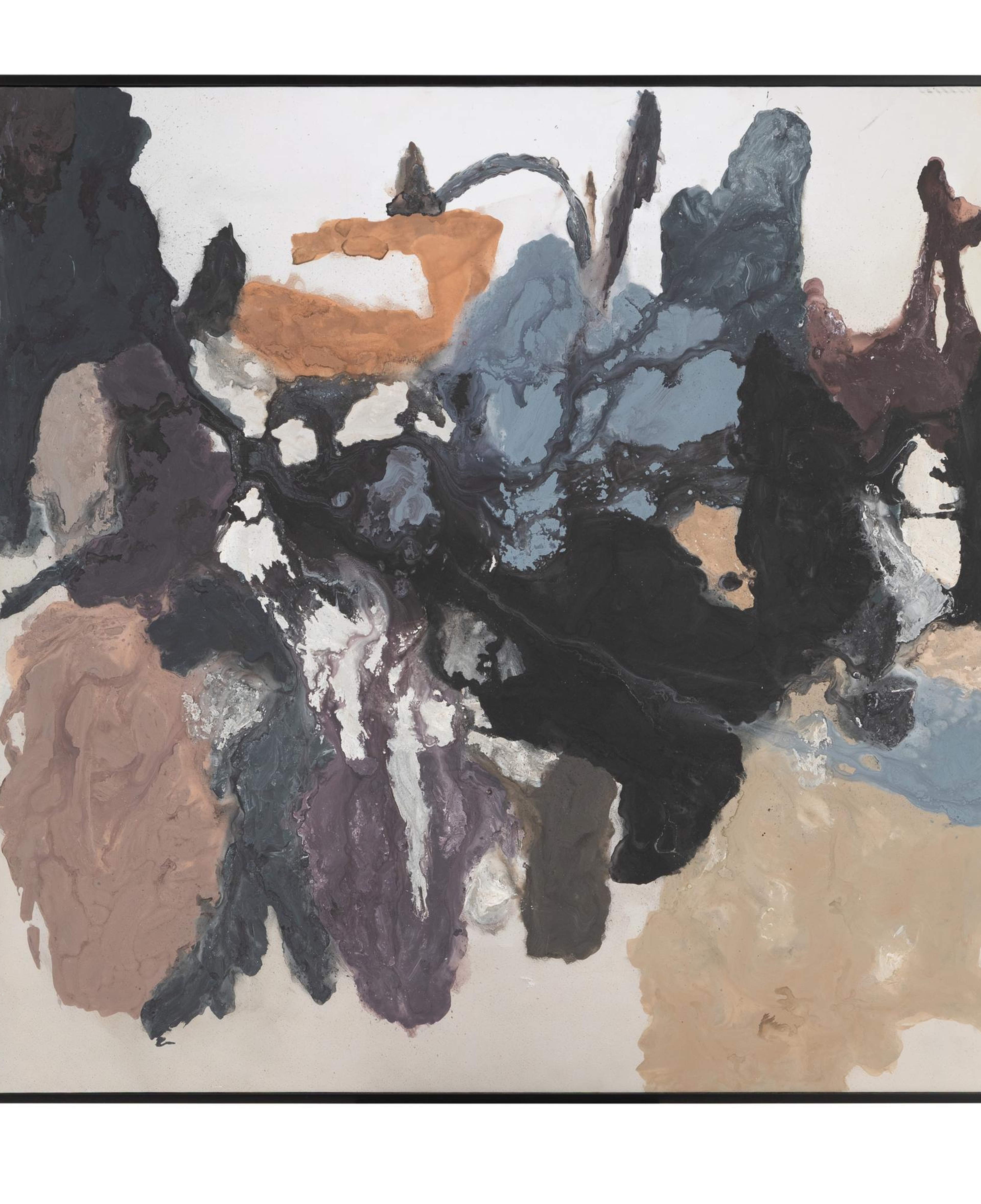 LUMORA ÇERÇEVELİ YAĞLIBOYA TABLO 120X120 CM