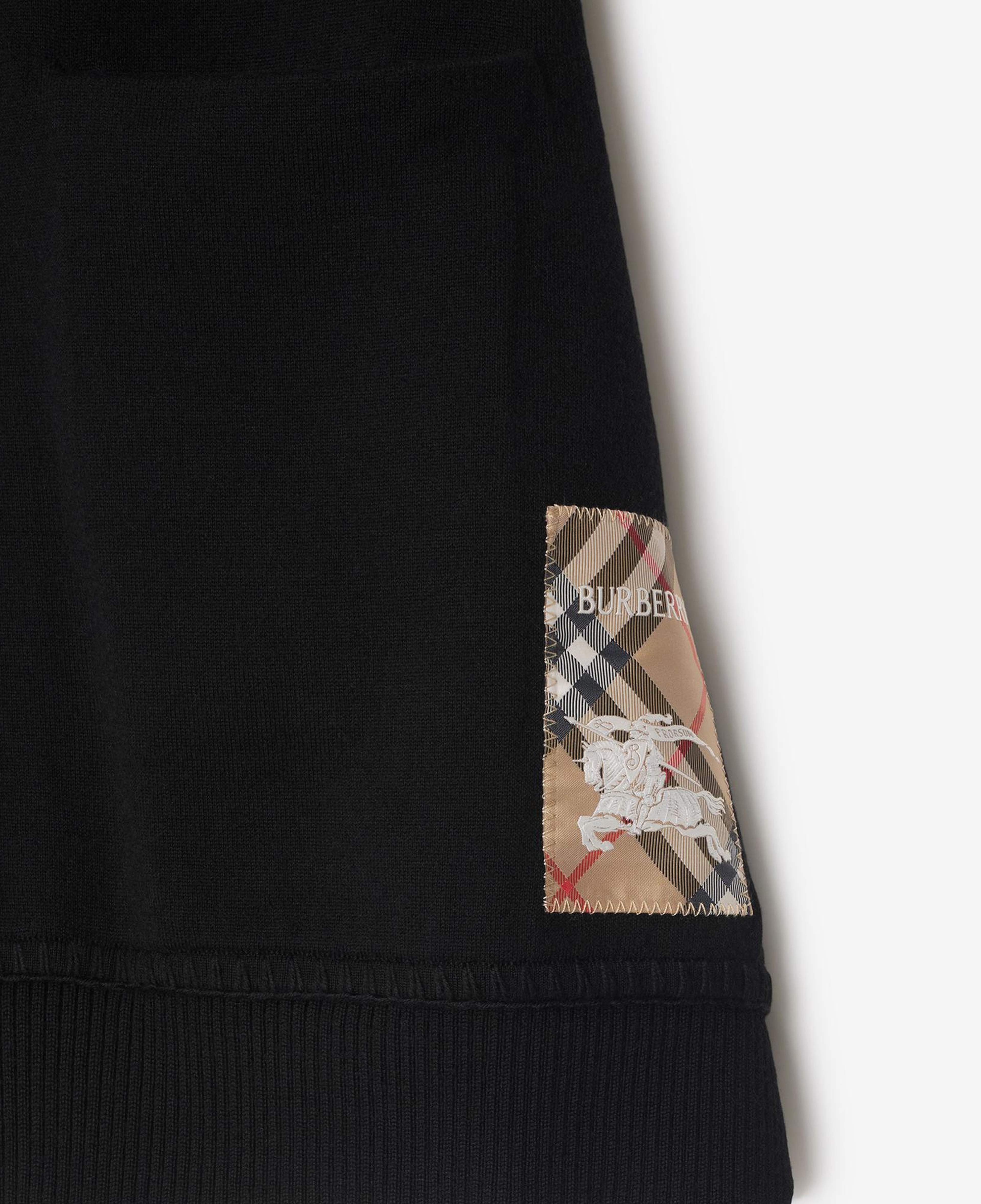 Burberry Blanket Label Wool Blend Çocuk Siyah Yelek