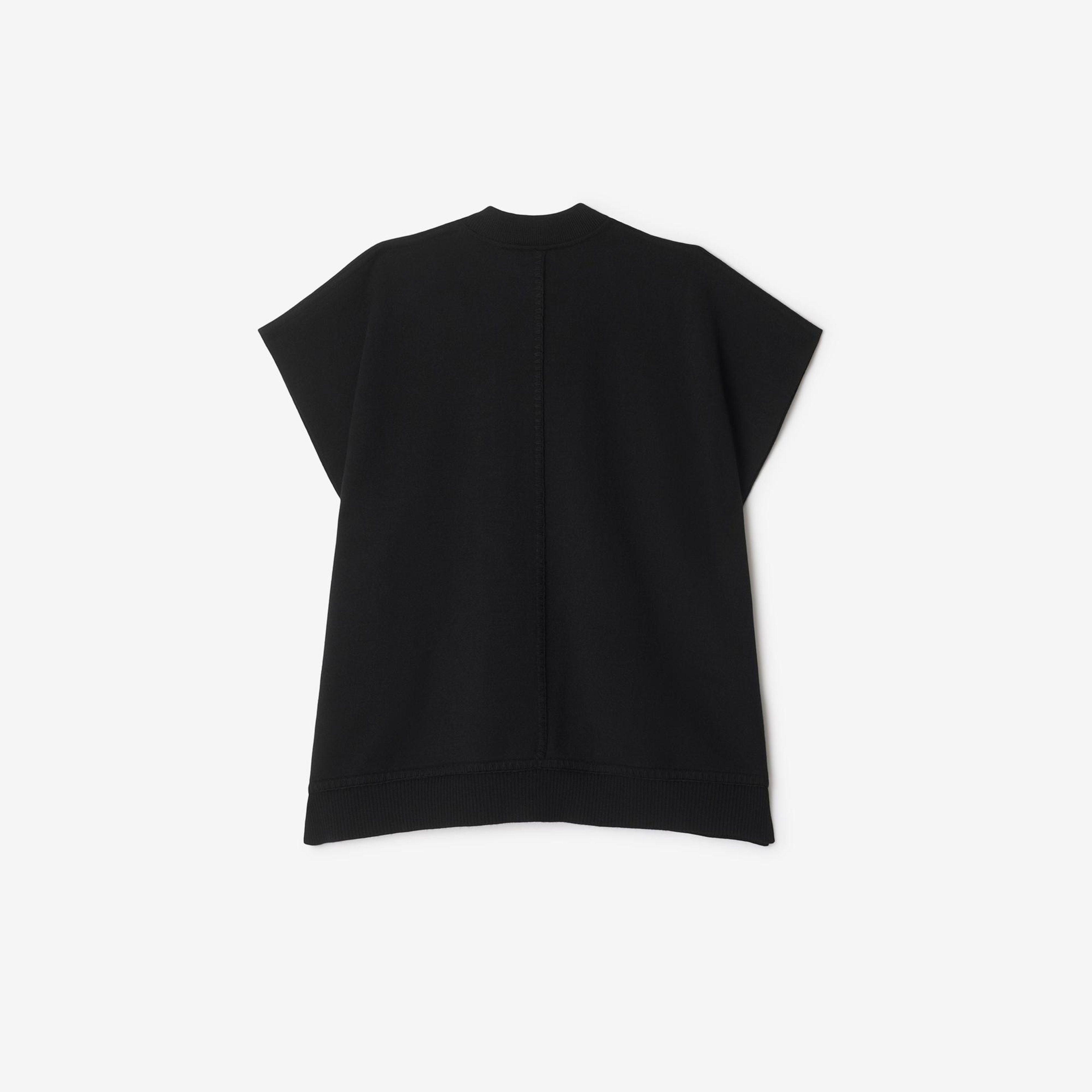 Burberry Blanket Label Wool Blend Çocuk Siyah Yelek