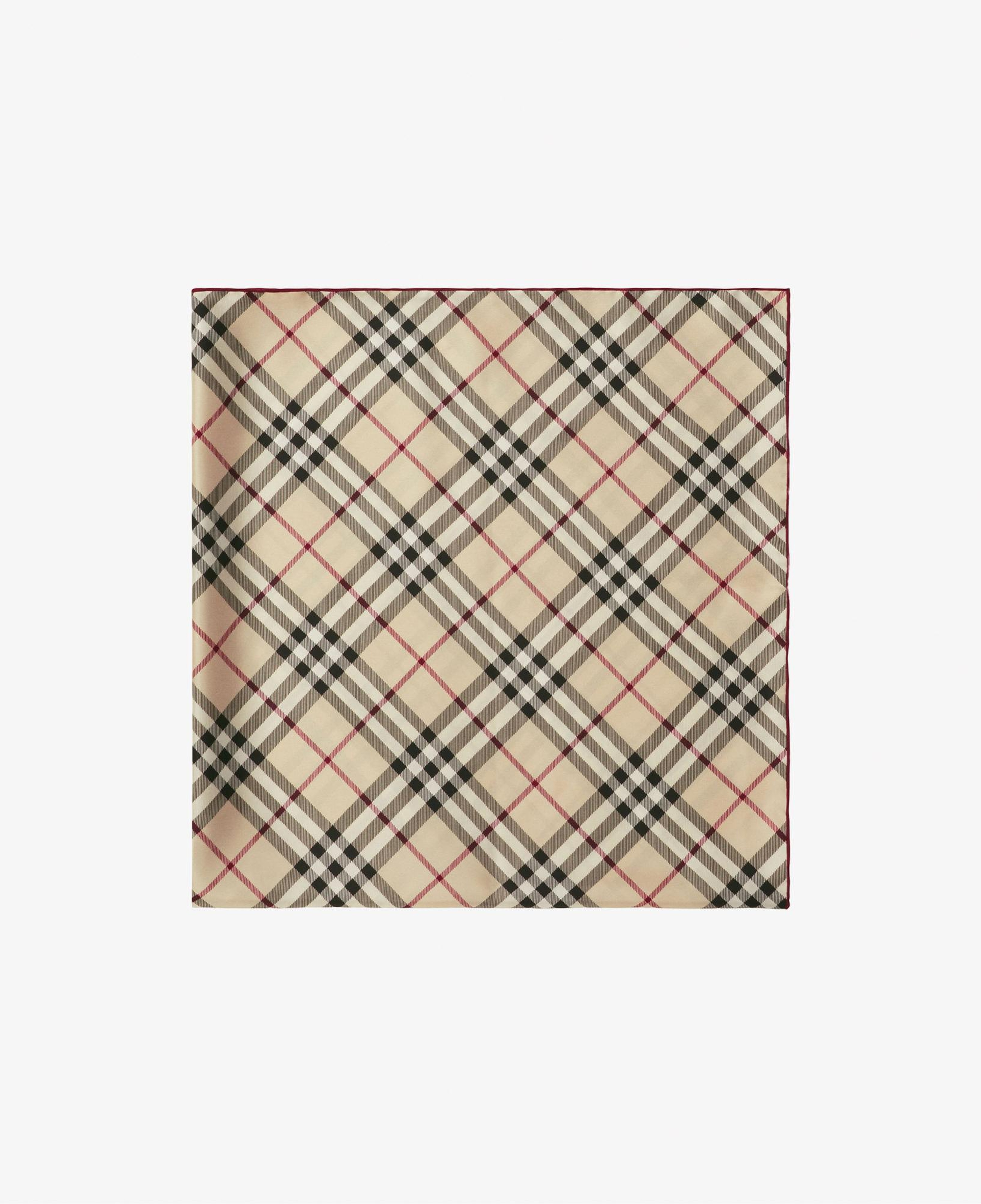 Burberry Check İpek Krem Rengi Kadın Krem Rengi Atkı