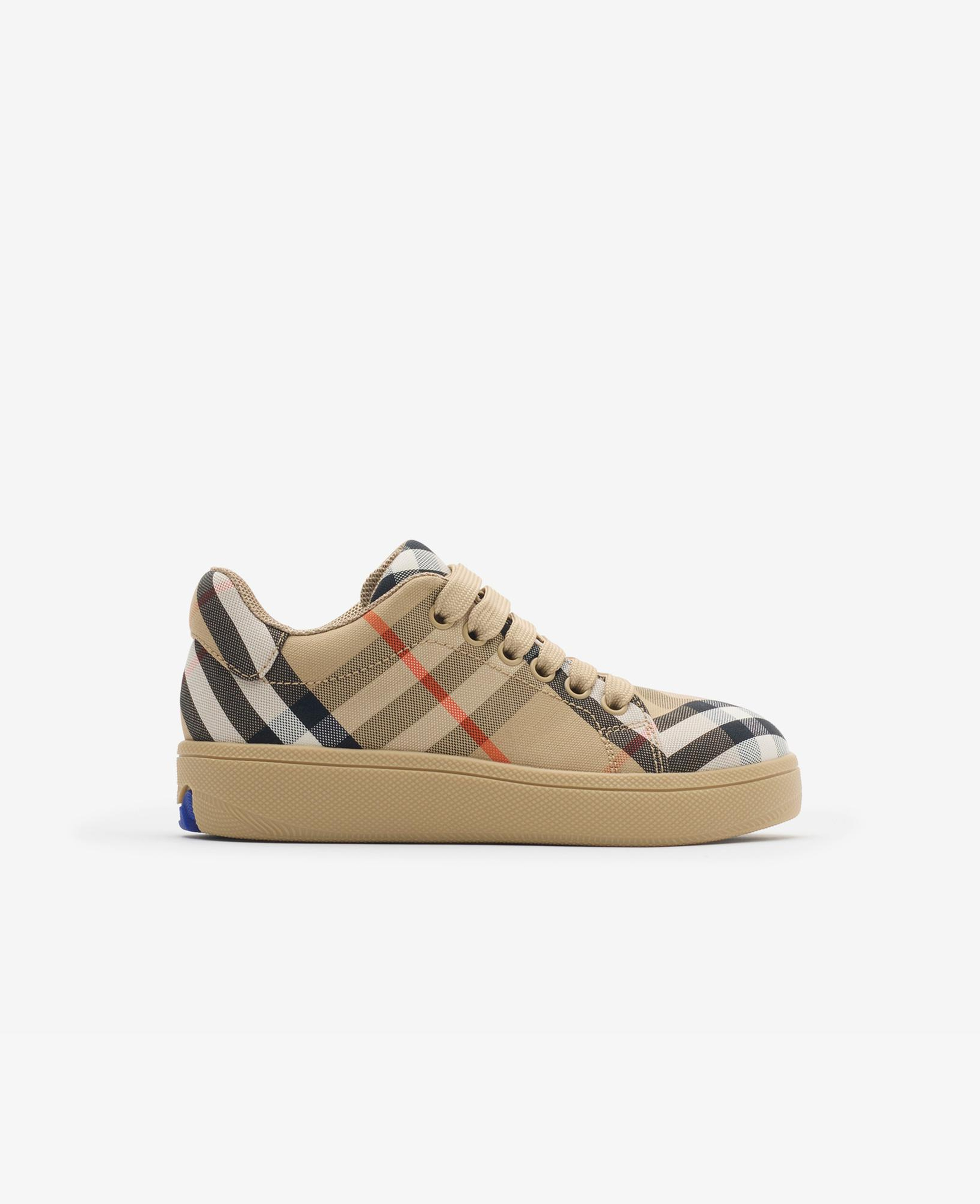 Burberry Cambridge Check Çocuk Bej Sneaker