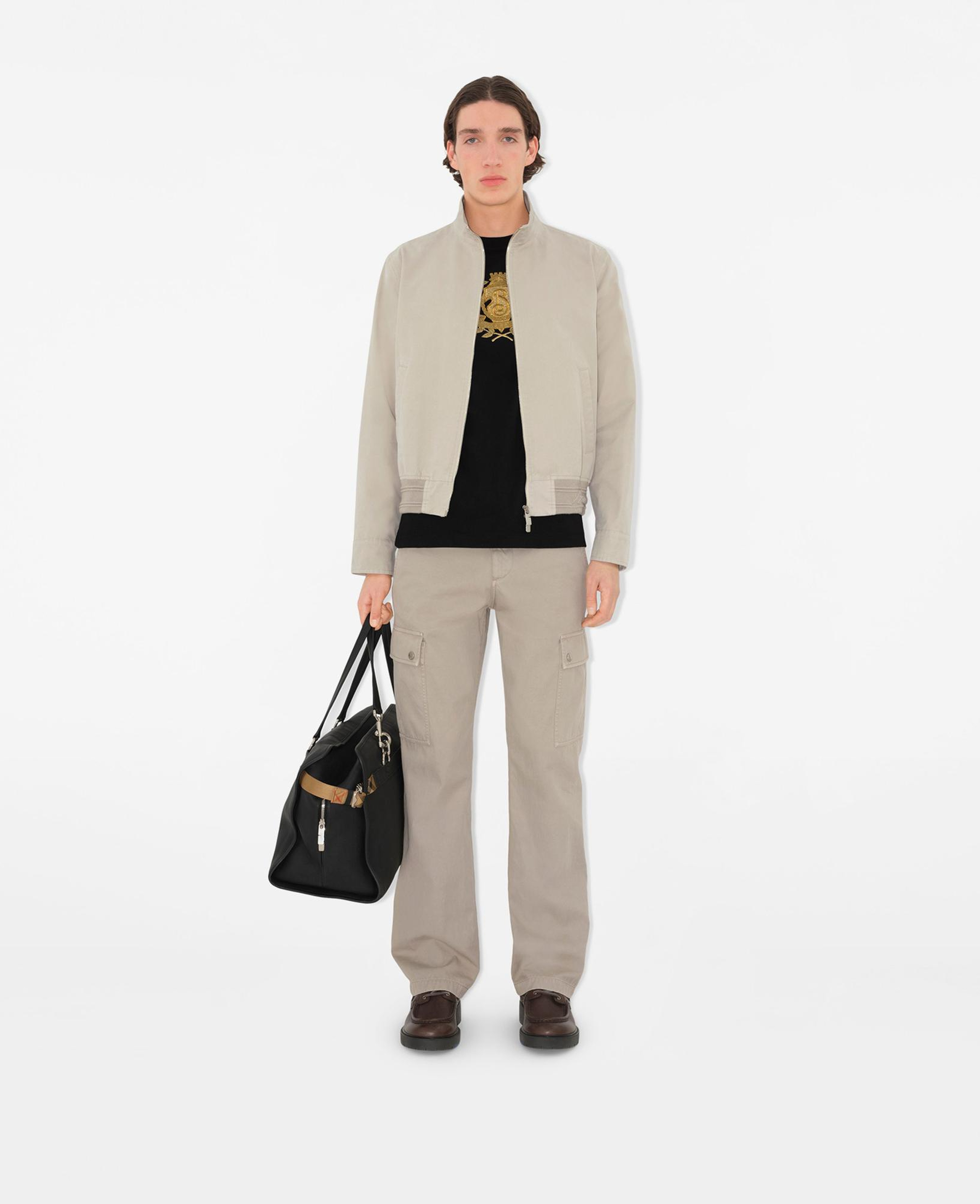 Burberry Sic Crest Cotton Erkek Siyah T-Shirt