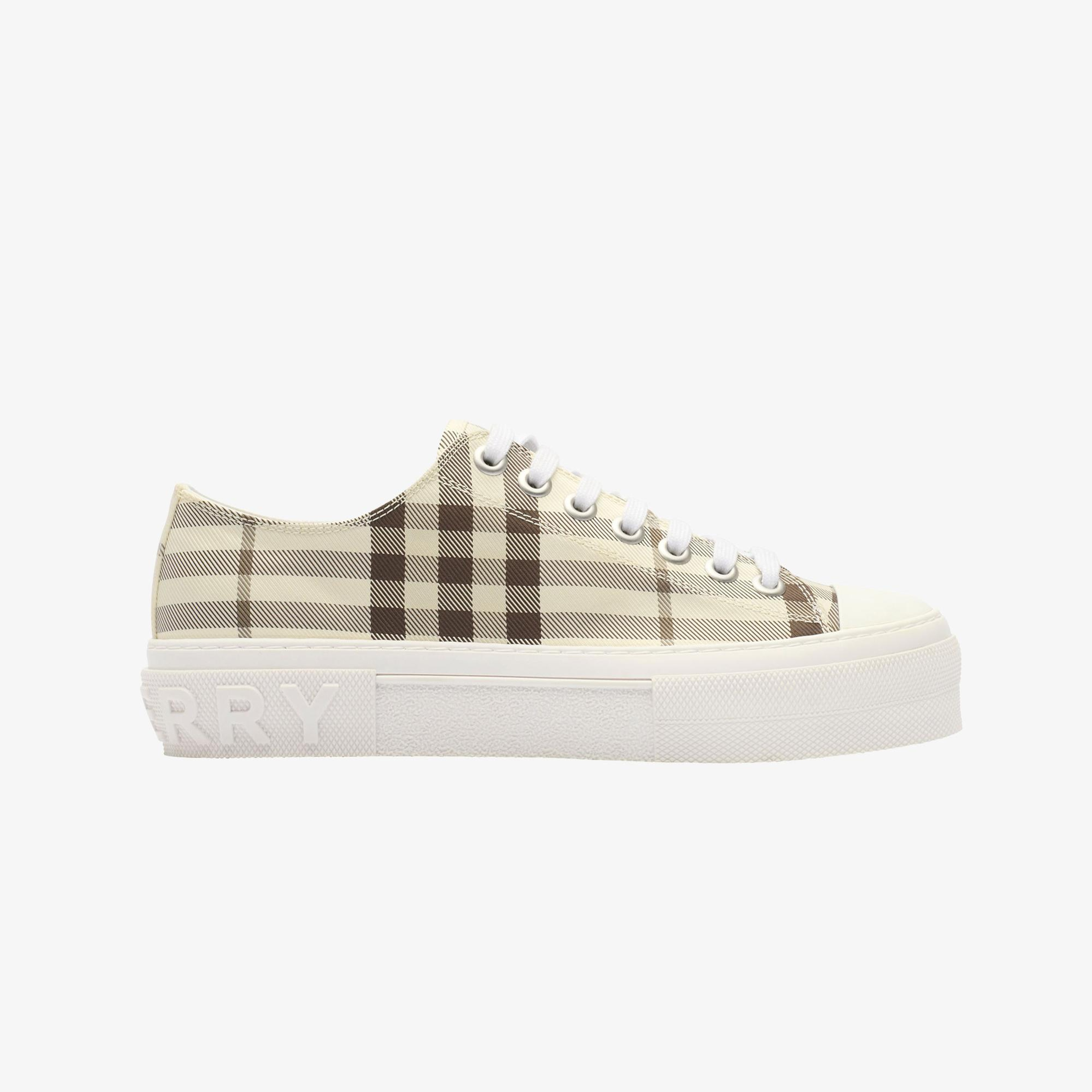 Burberry Jack Check Kadın Bej Sneaker