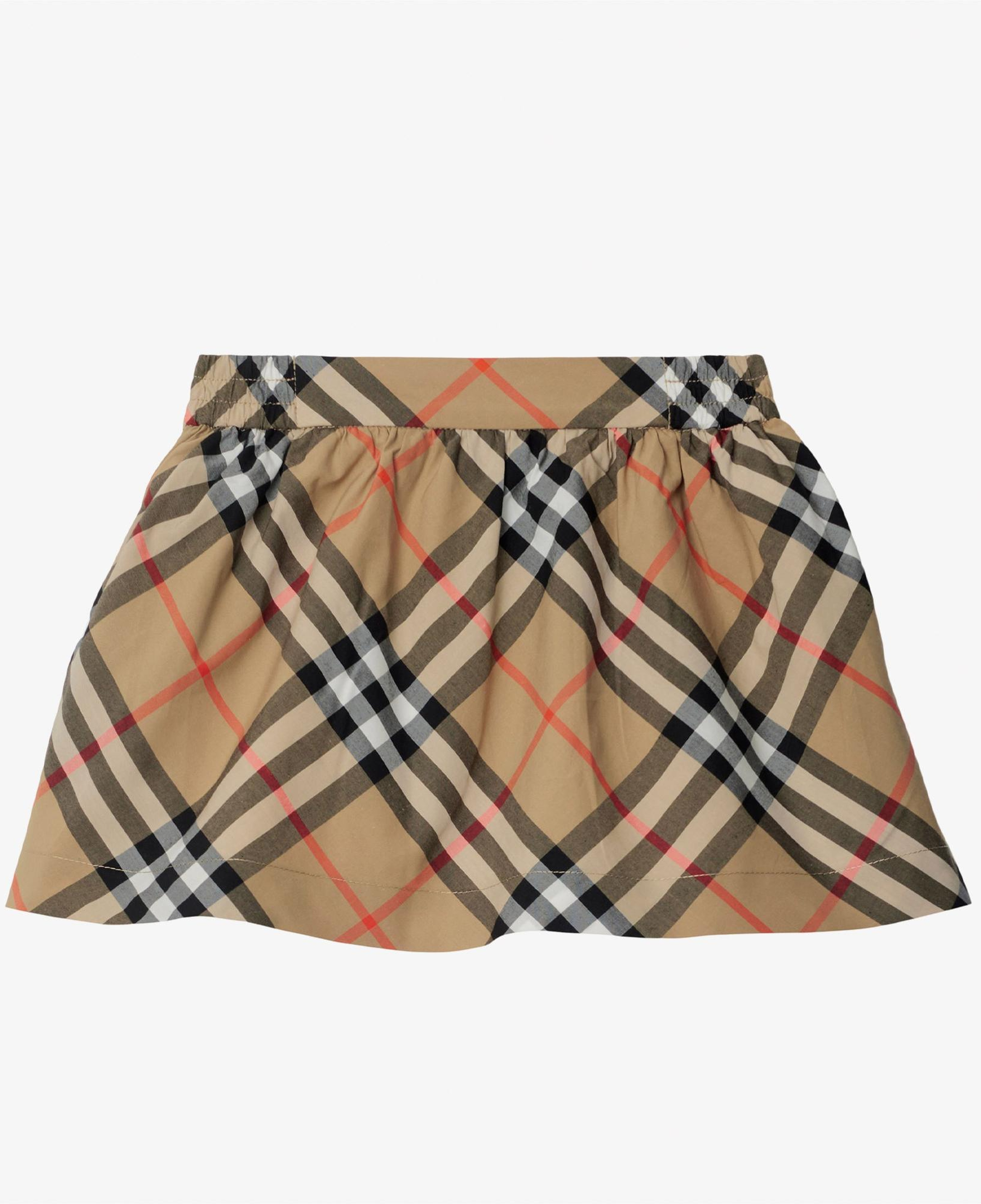 Burberry Check Pamuk Çocuk Bej Etek