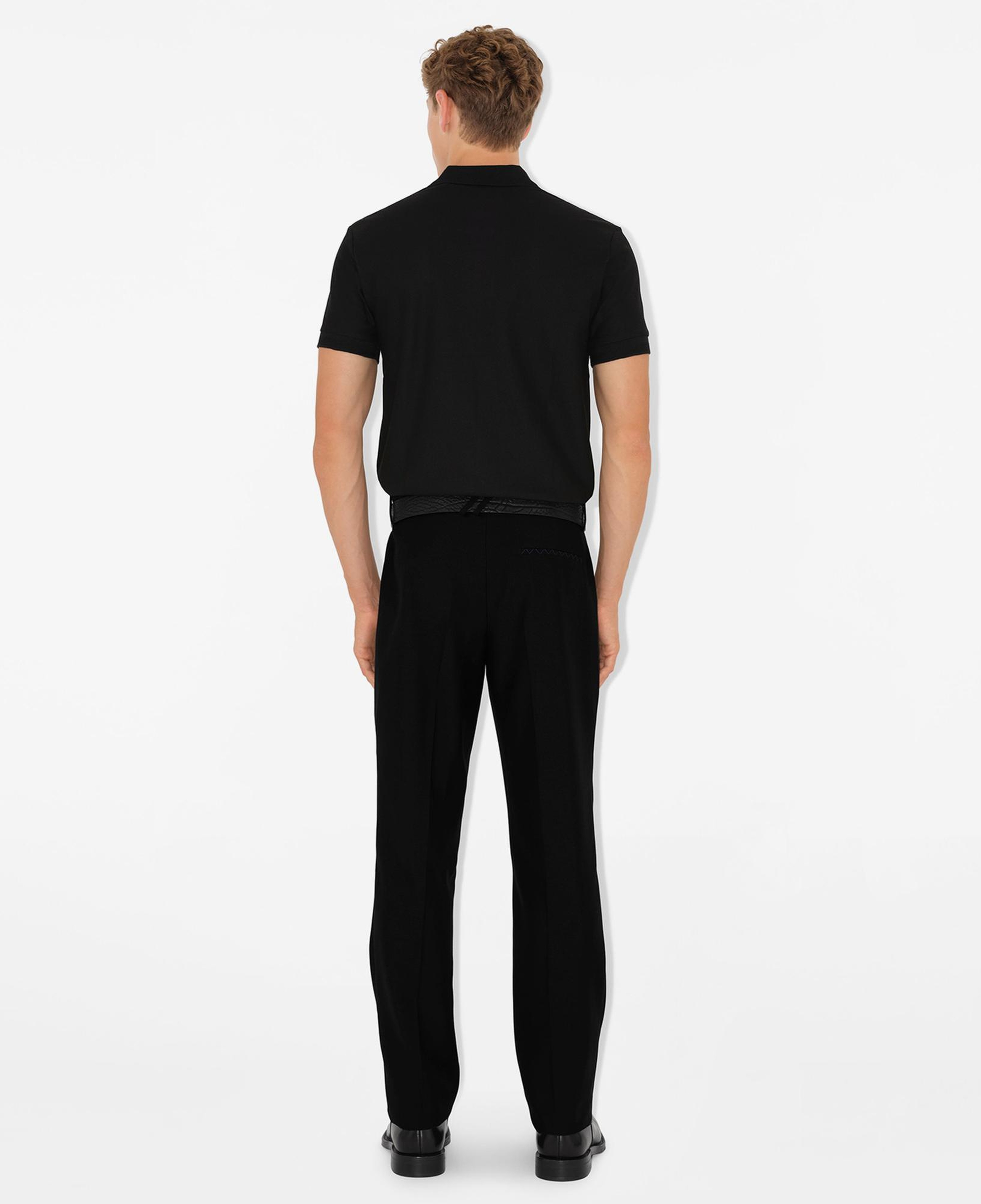 Burberry Eddie Cotton Erkek Siyah Polo