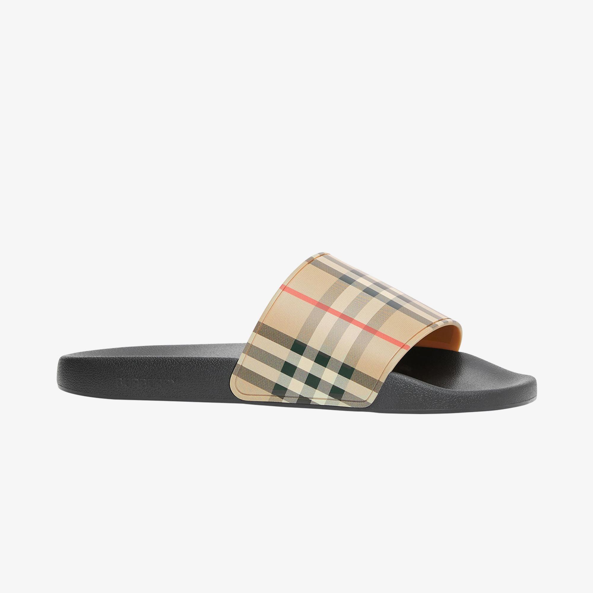 Burberry Furley Vintage Erkek Bej Terlik