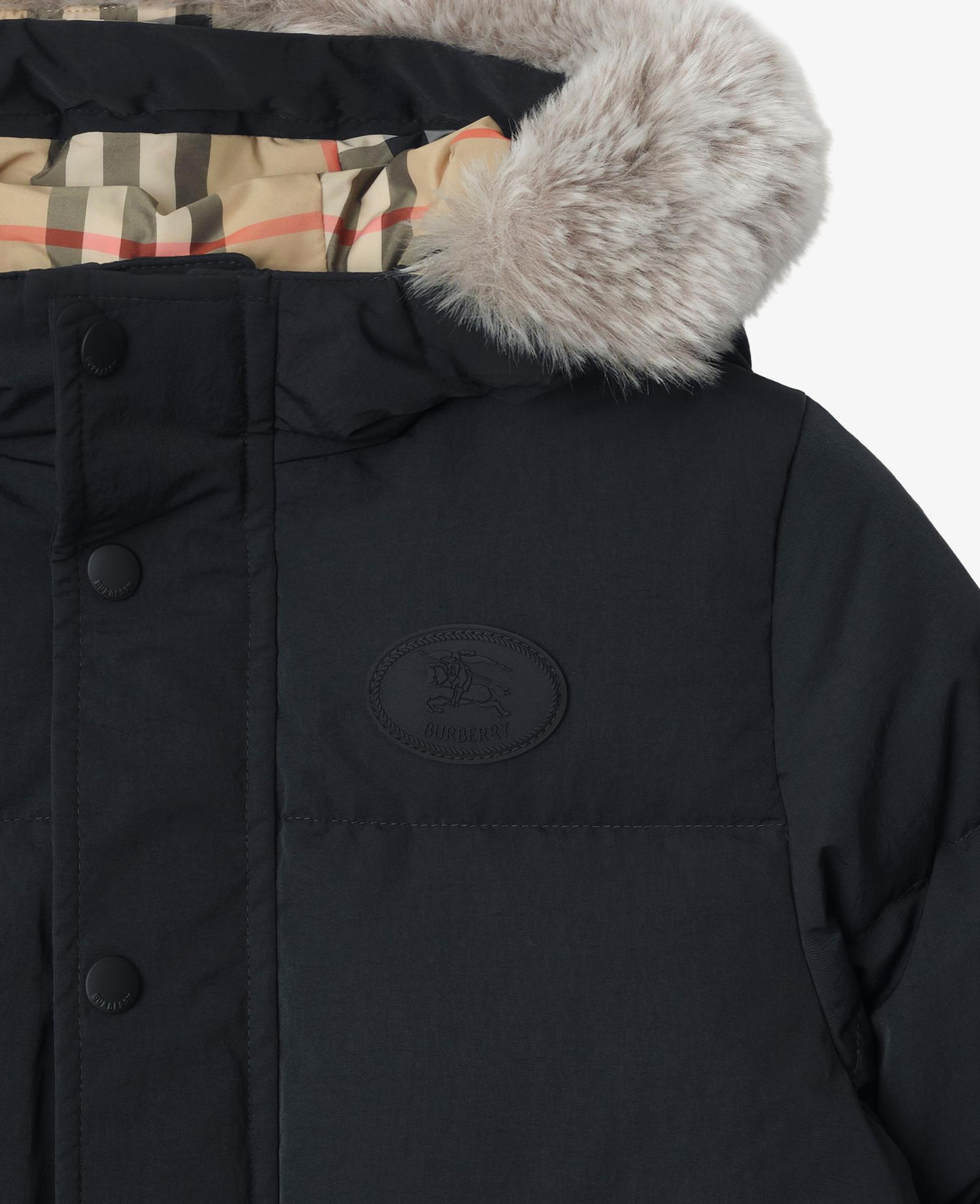 Burberry Franklın Çocuk Siyah Mont