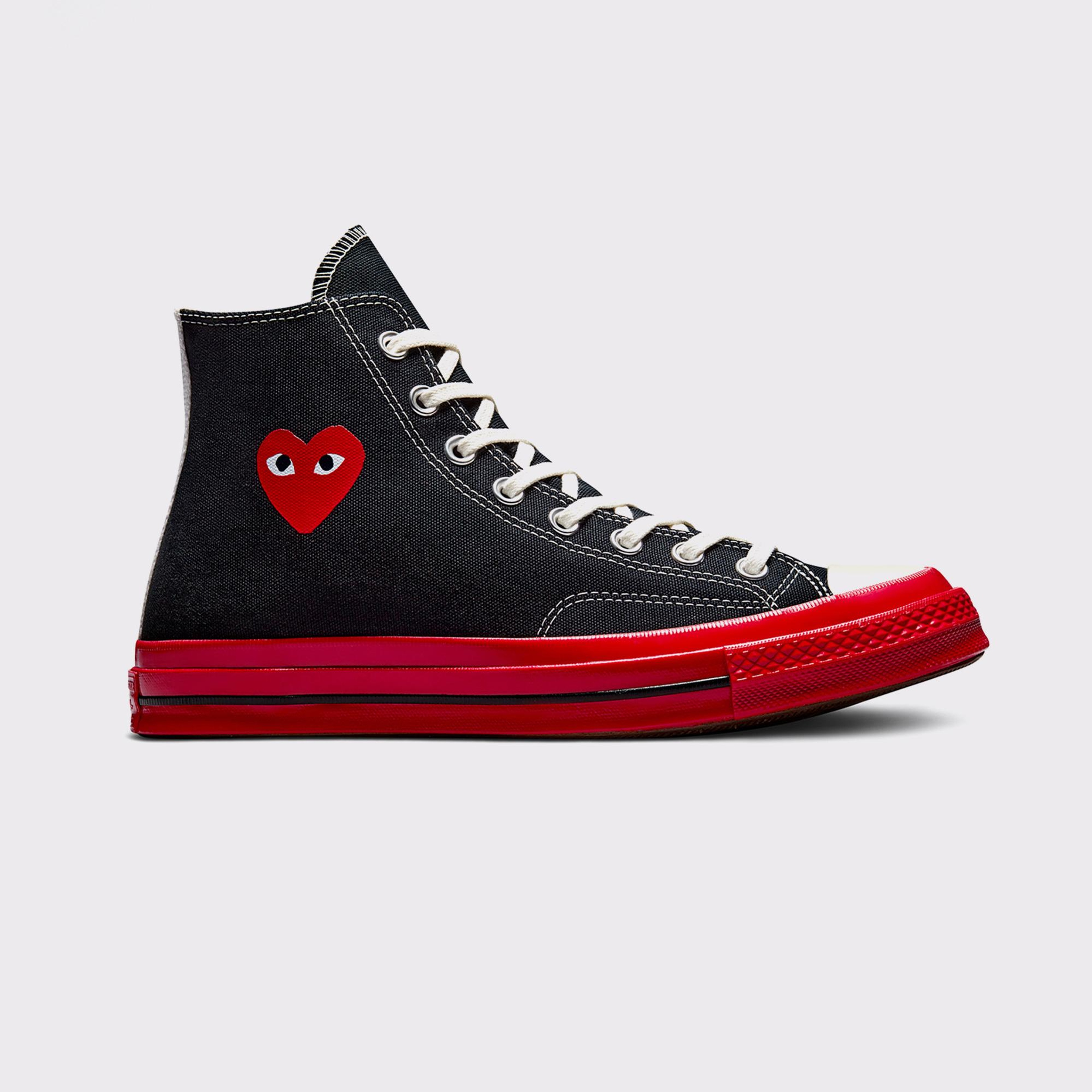 Converse X Comme Des Garçons Play Chuck 70 Unisex Siyah Sneaker