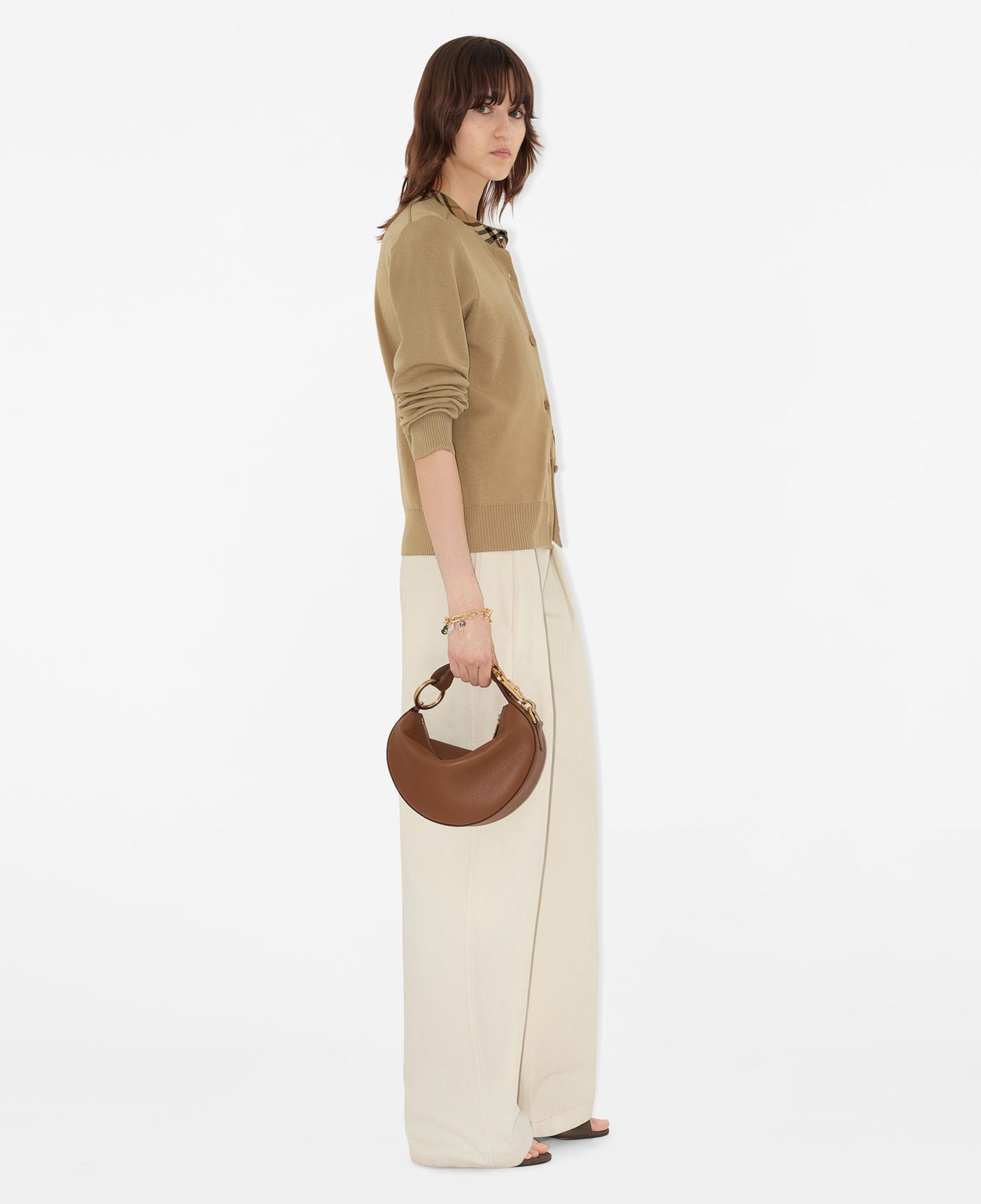 Burberry Wool Cardigan Kadın Bej Hırka