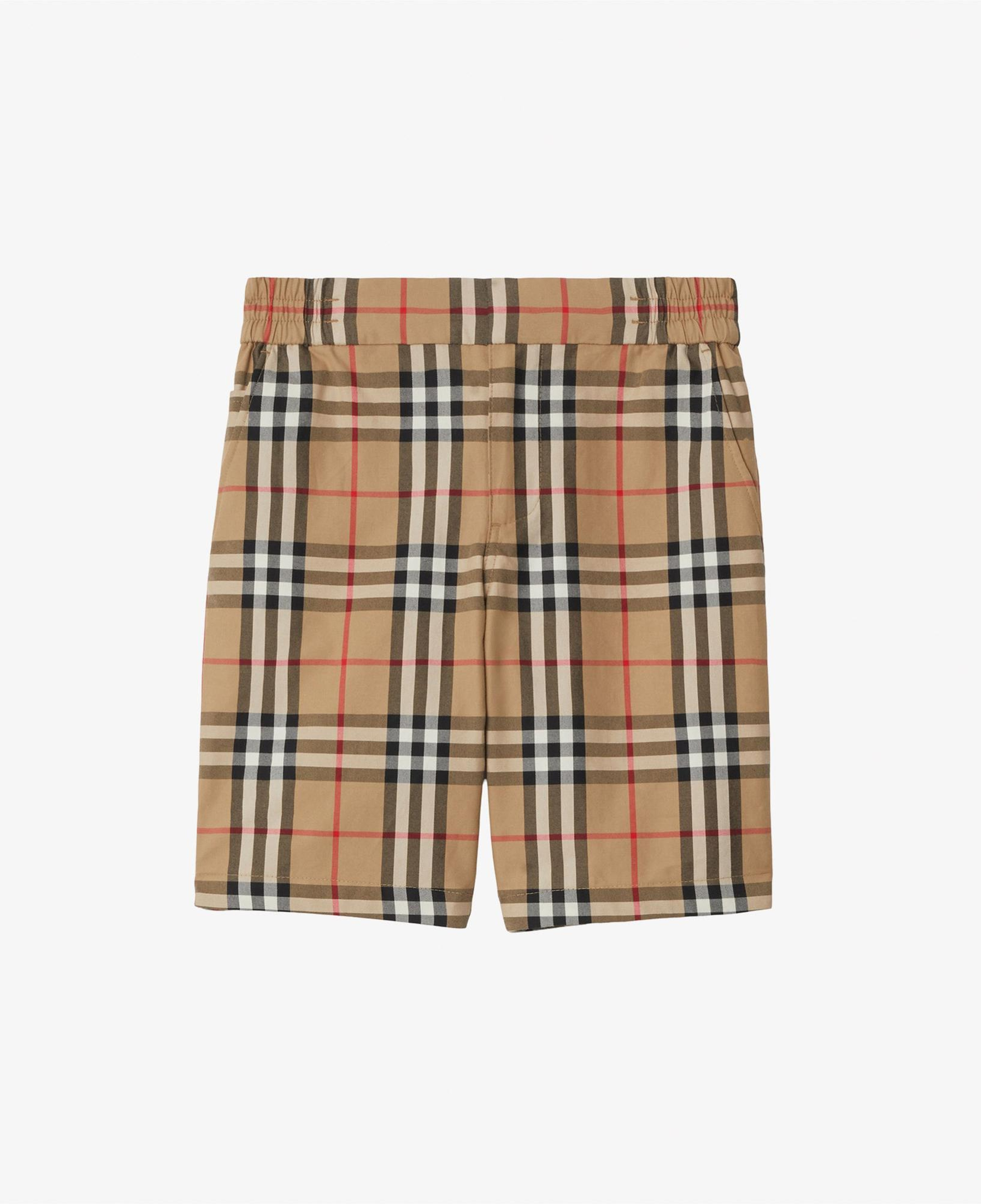 Burberry Check Pamuk Çocuk Bej Şort