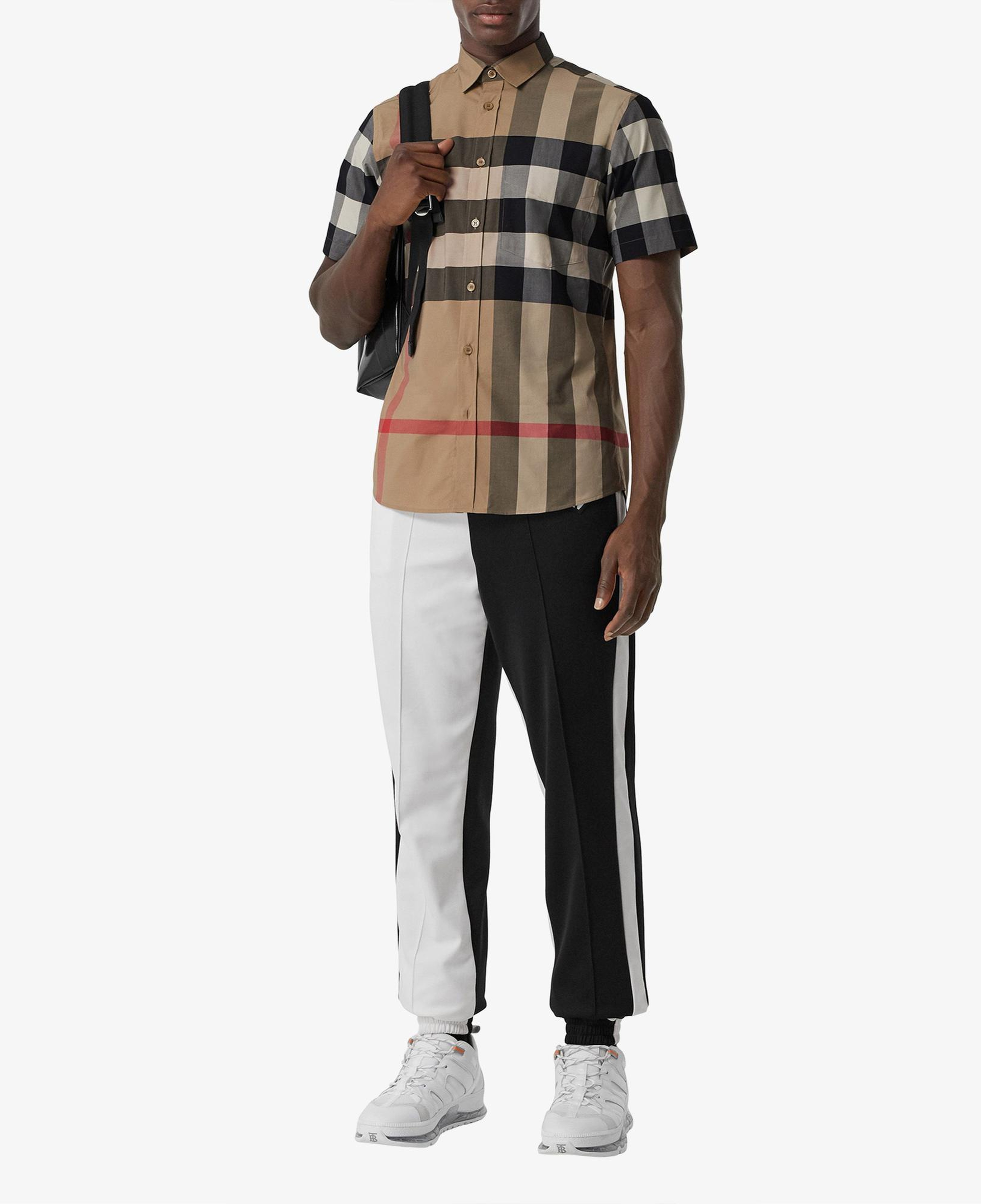 Burberry Somerton Stretch Cotton Poplin Erkek Bej Gömlek