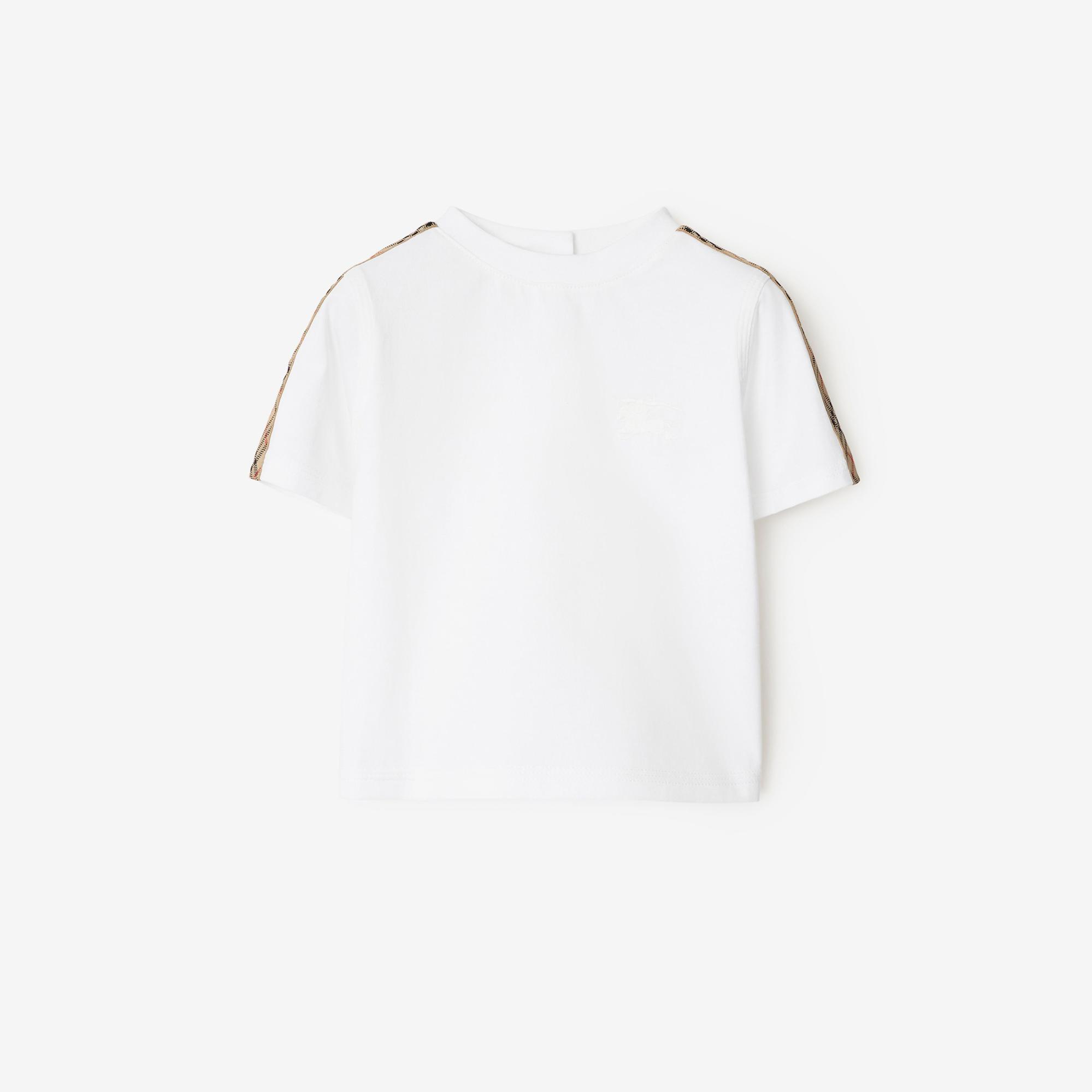 Burberry Çocuk Beyaz T-Shirt