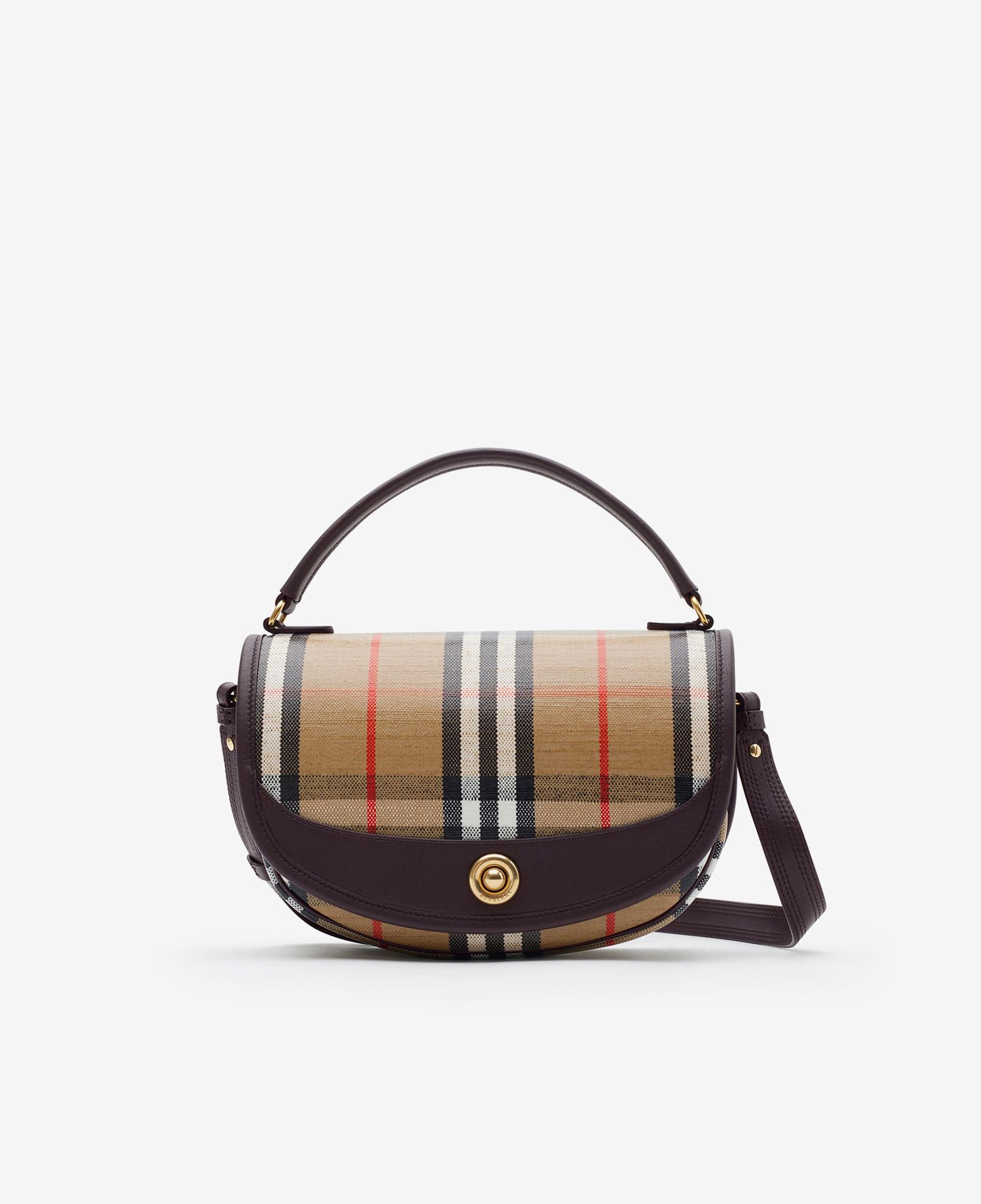 Burberry Highlands Crossbody Kadın Bej Çapraz Çanta