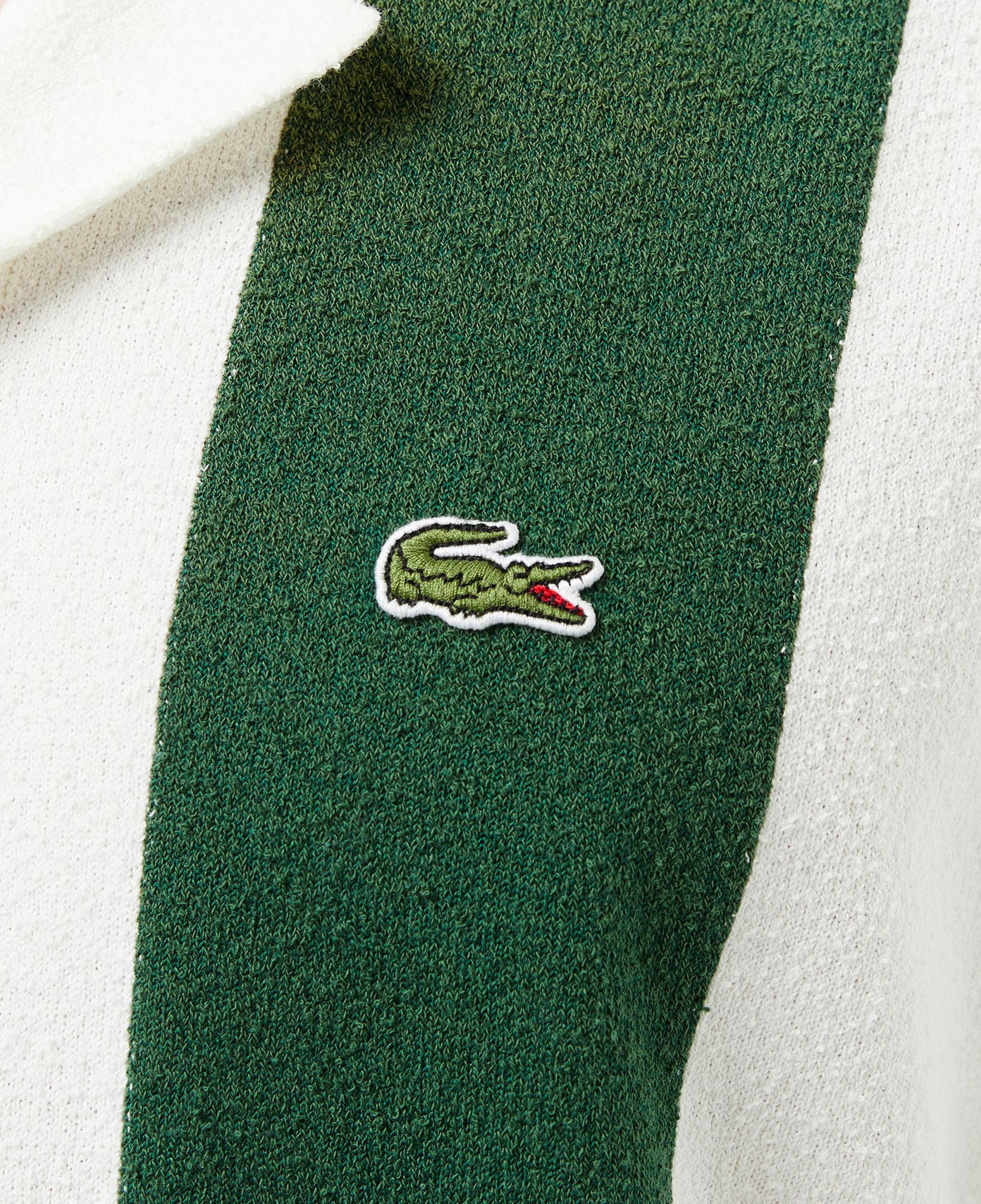 Lacoste Erkek Kısa Kollu Polo Yaka Renk Bloklu Beyaz Triko