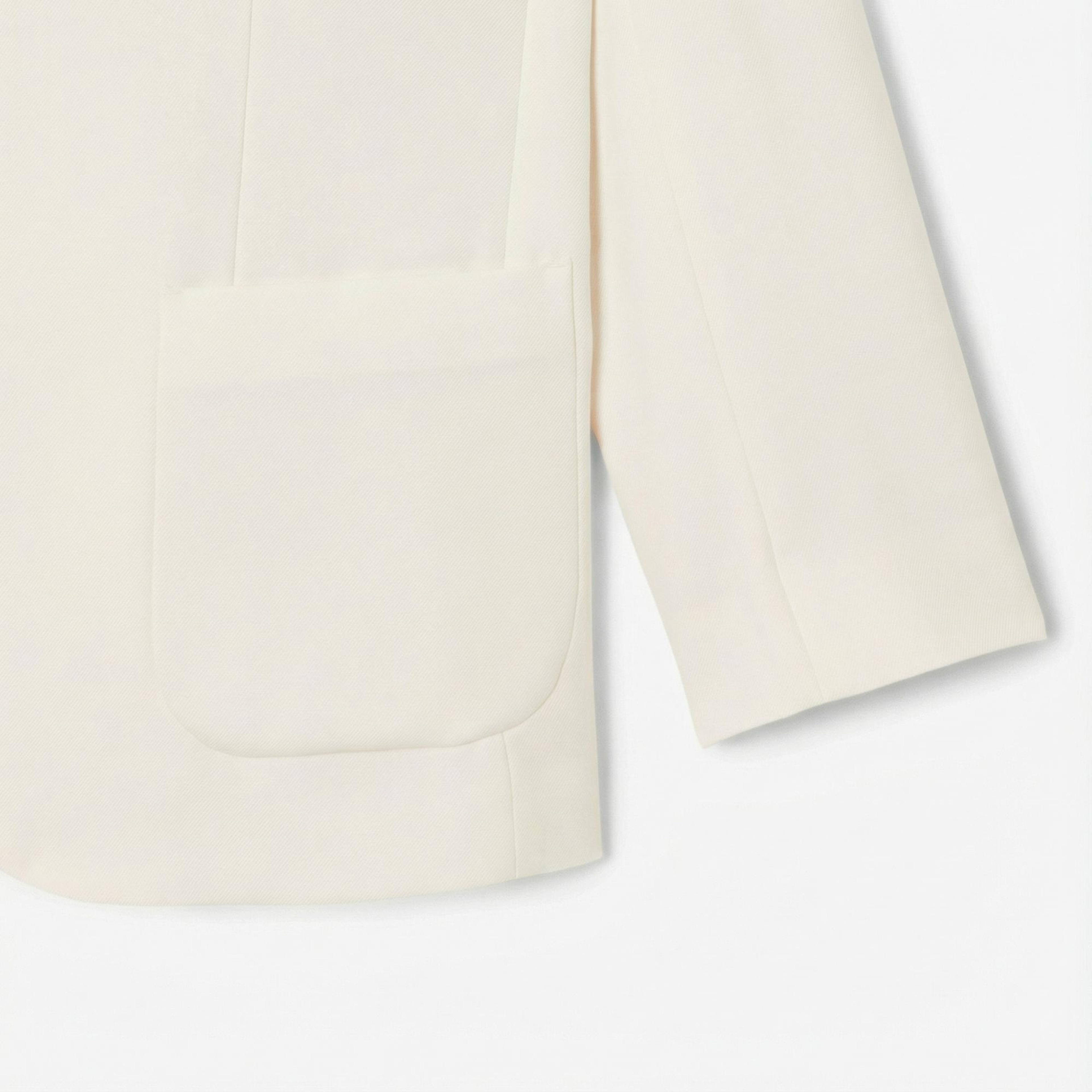 Lacoste Kadın Relaxed Fit Krem Blazer Ceket