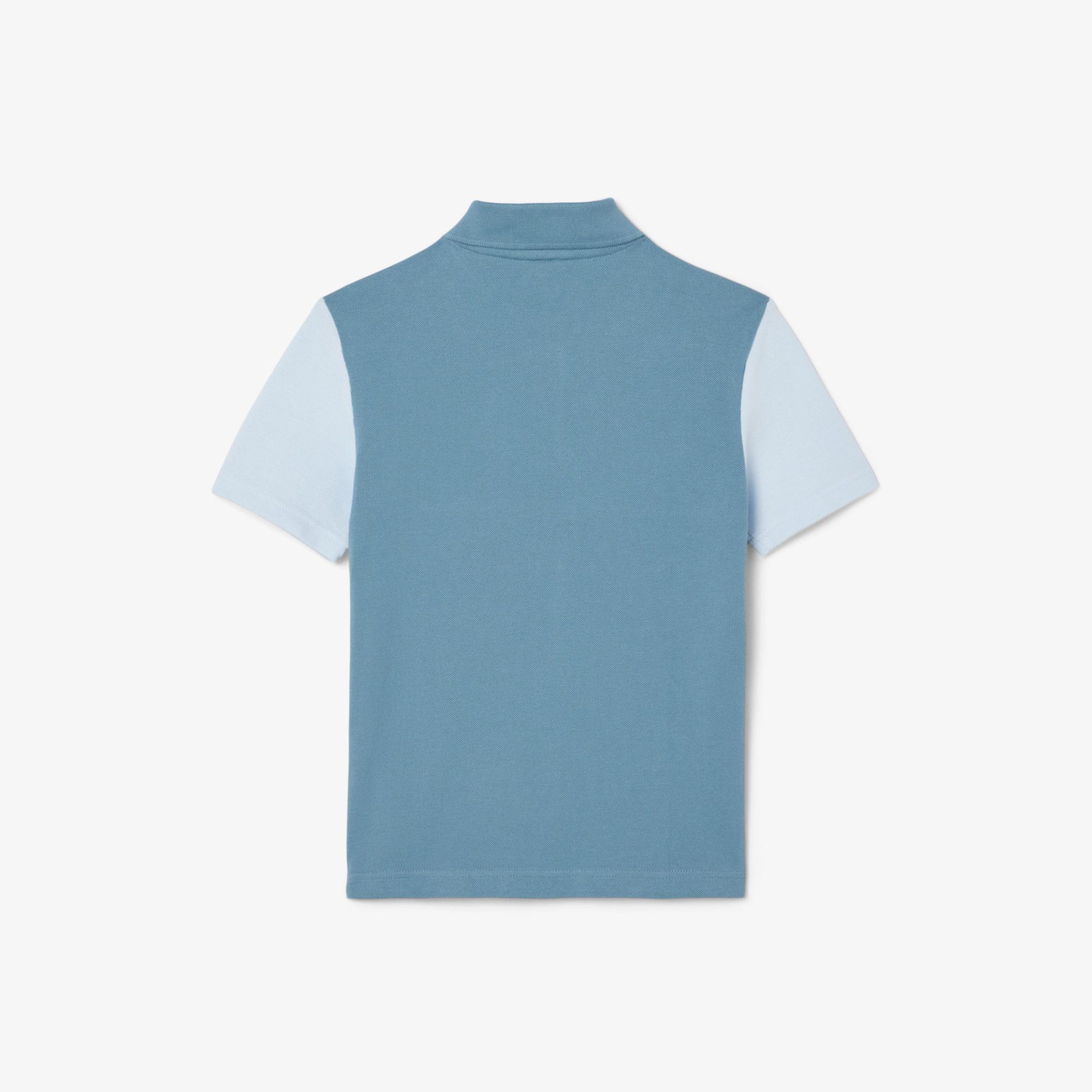 Lacoste Çocuk Renk Bloklu Lacivert Polo