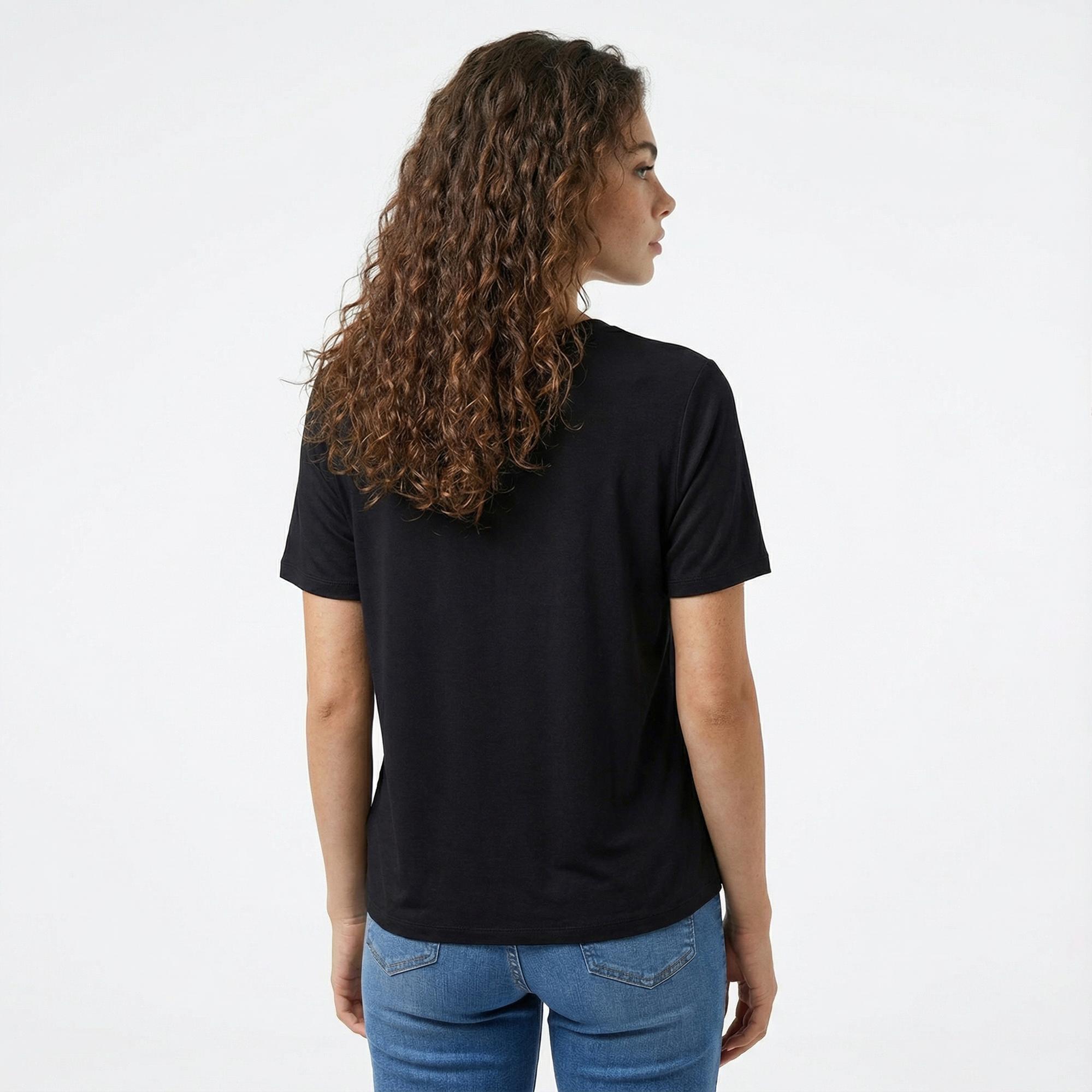 Liu Jo Kadın Siyah T-Shirt