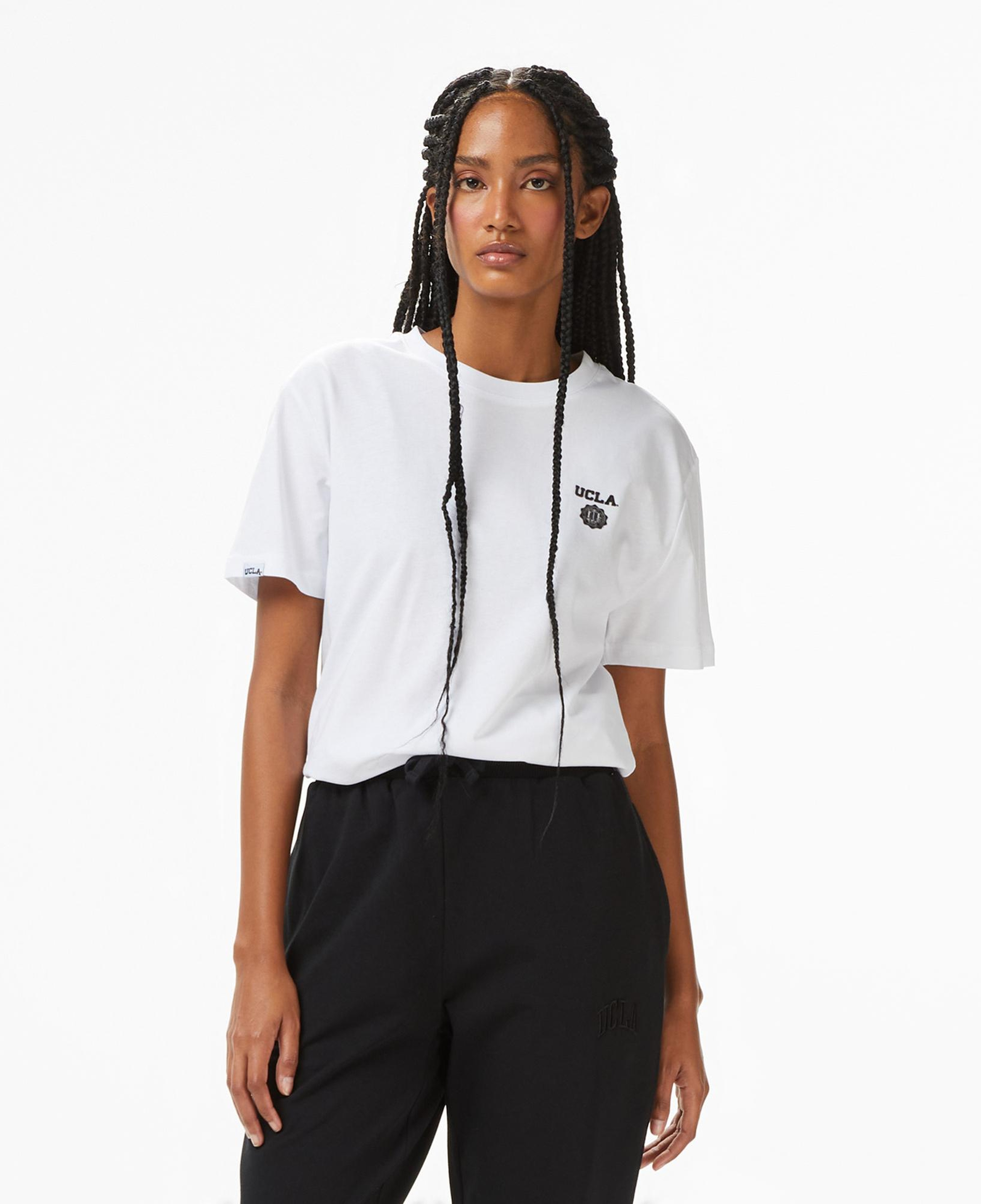 Ucla Bass Erkek Beyaz T-Shirt