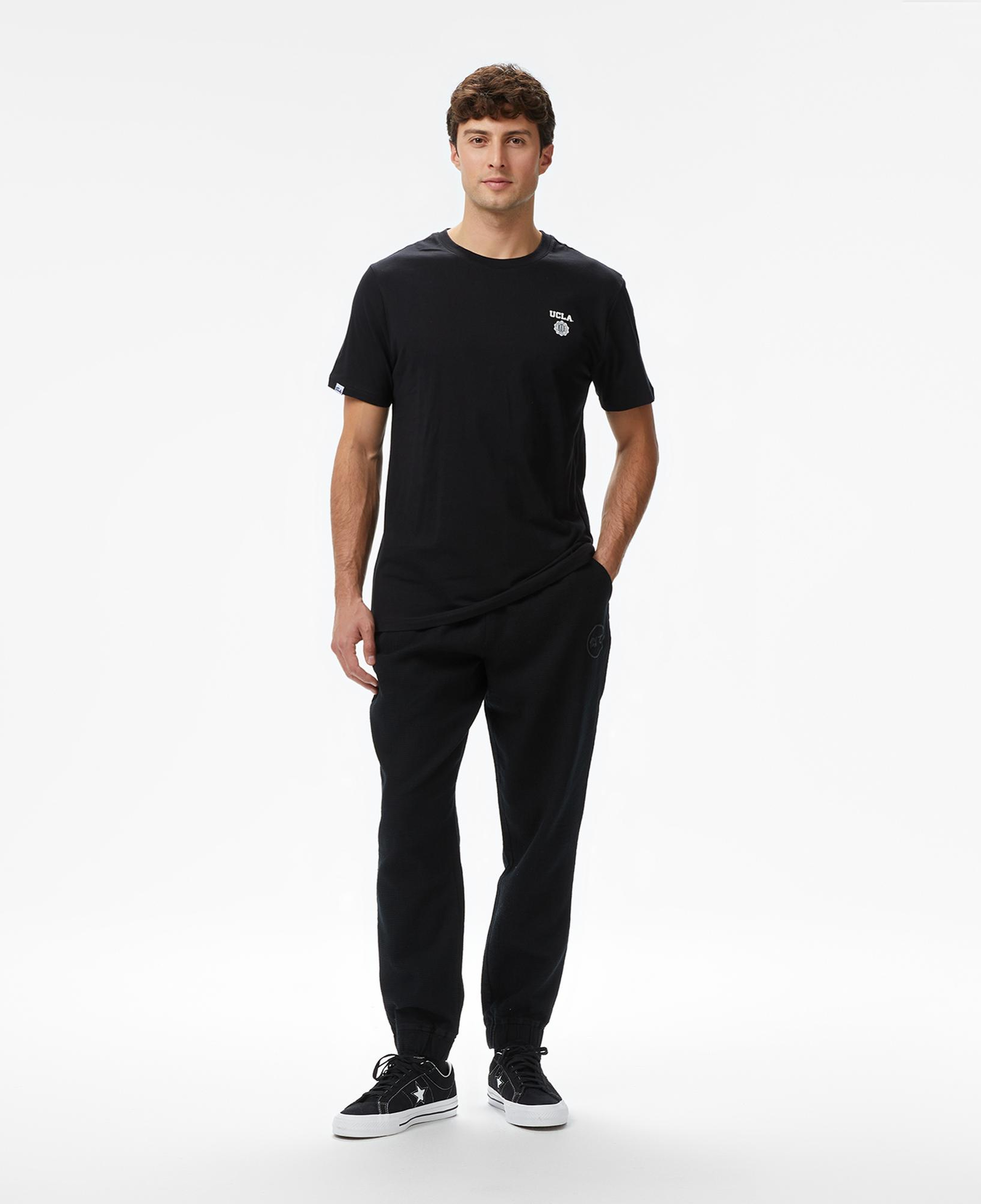 Ucla Bass Erkek Siyah T-Shirt