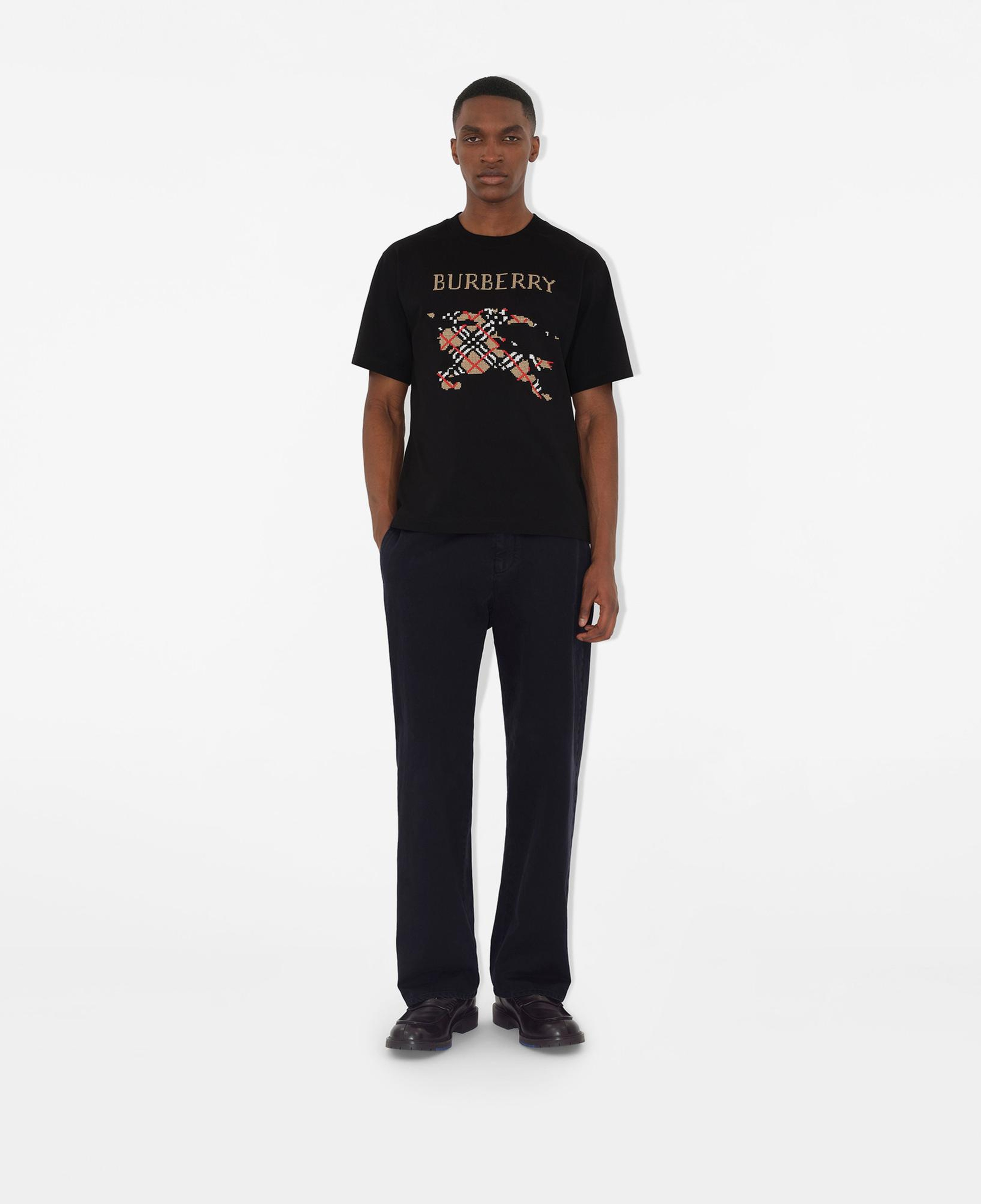 Burberry Erkek Siyah T-Shirt