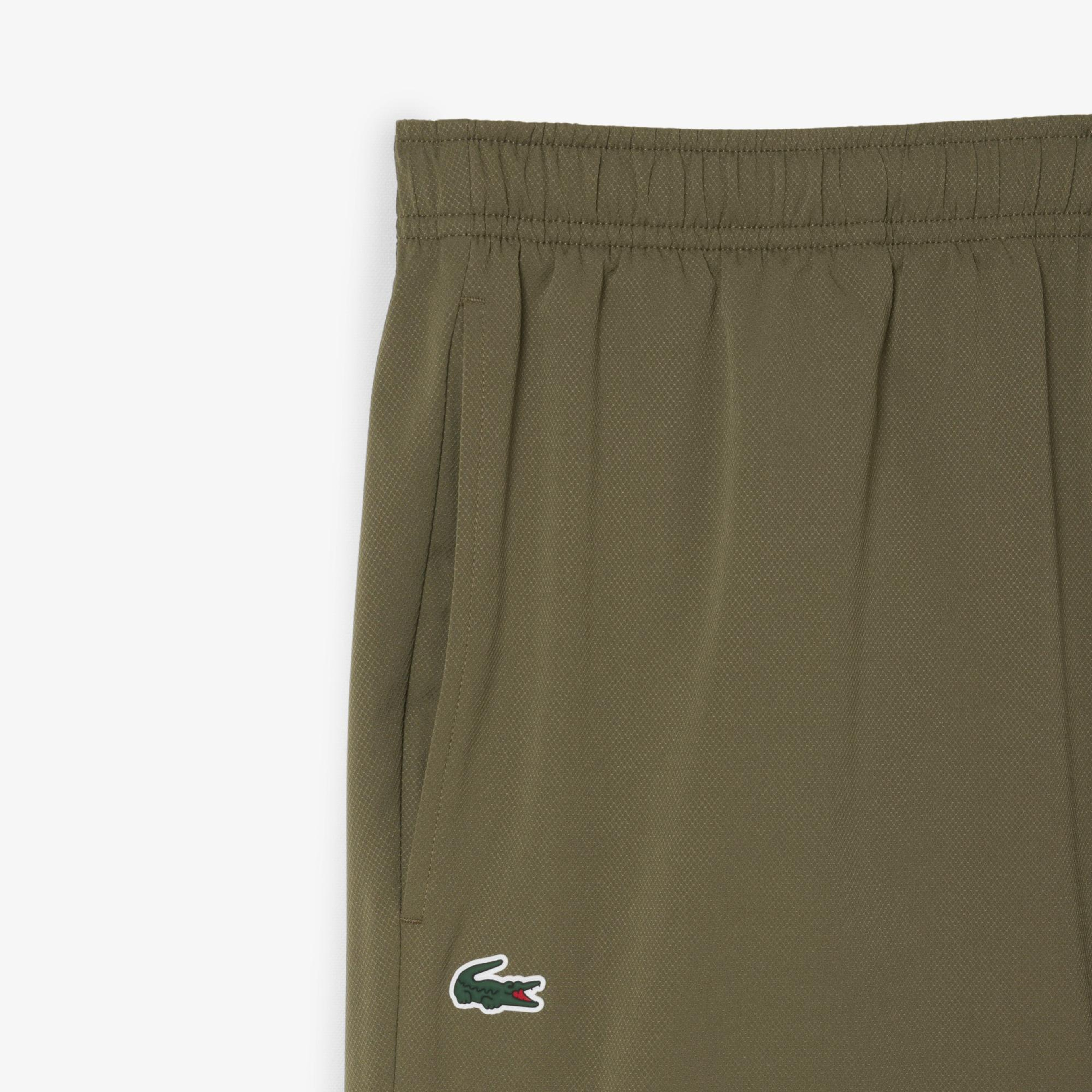 Lacoste Erkek Regular Fit Fermuarlı Baskılı Haki Eşofman Takımı