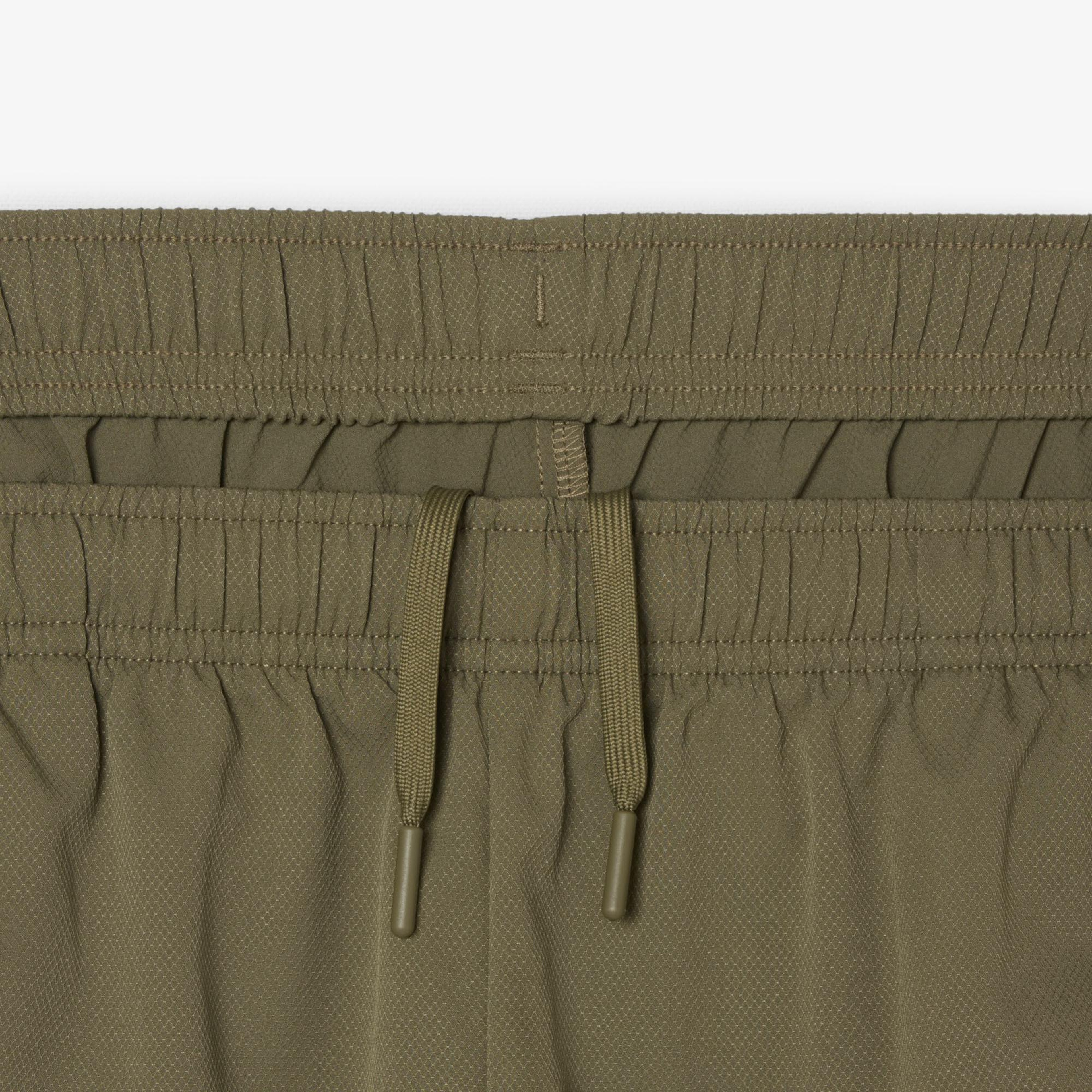 Lacoste Erkek Regular Fit Fermuarlı Baskılı Haki Eşofman Takımı