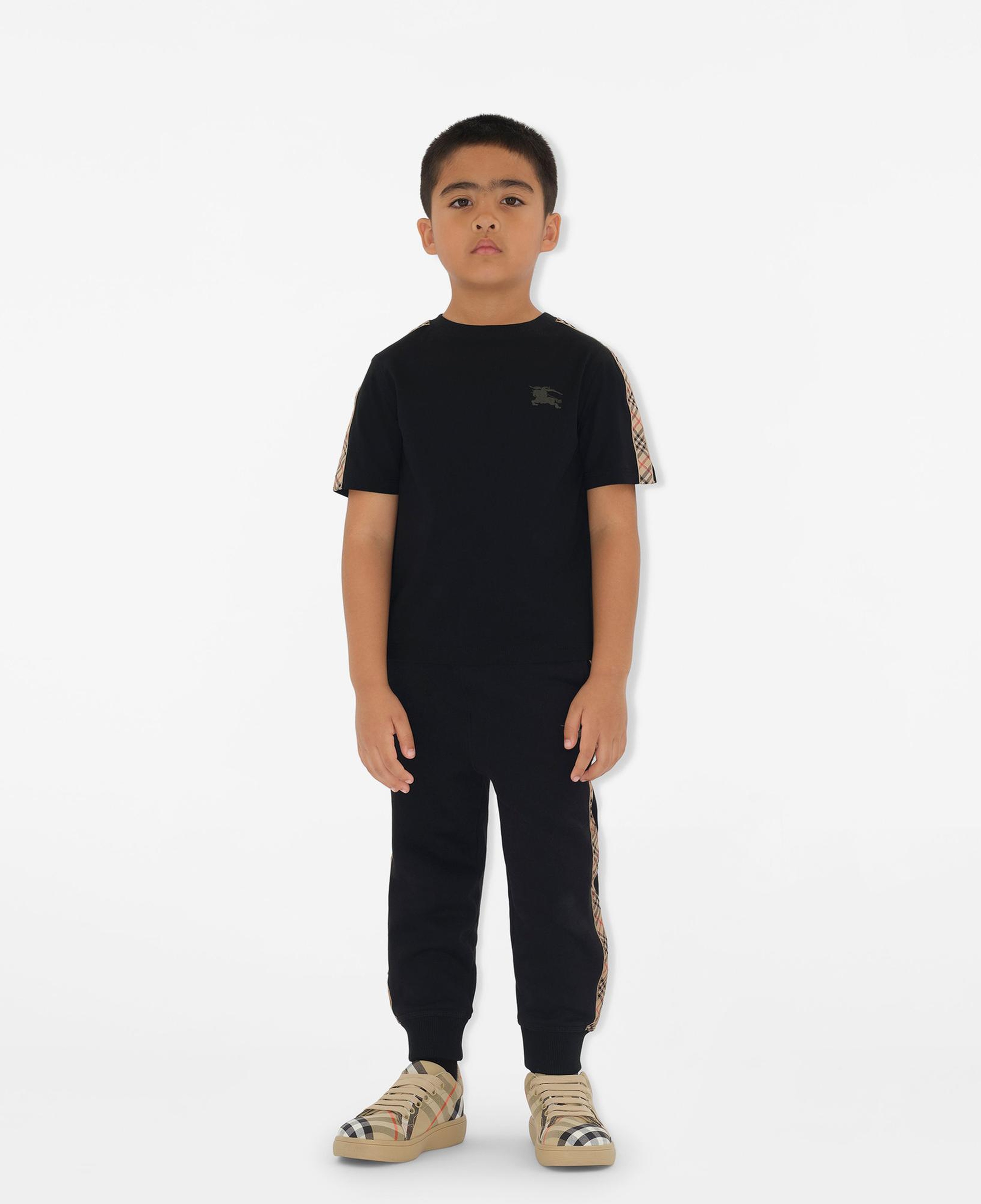 Burberry Çocuk Siyah T-Shirt