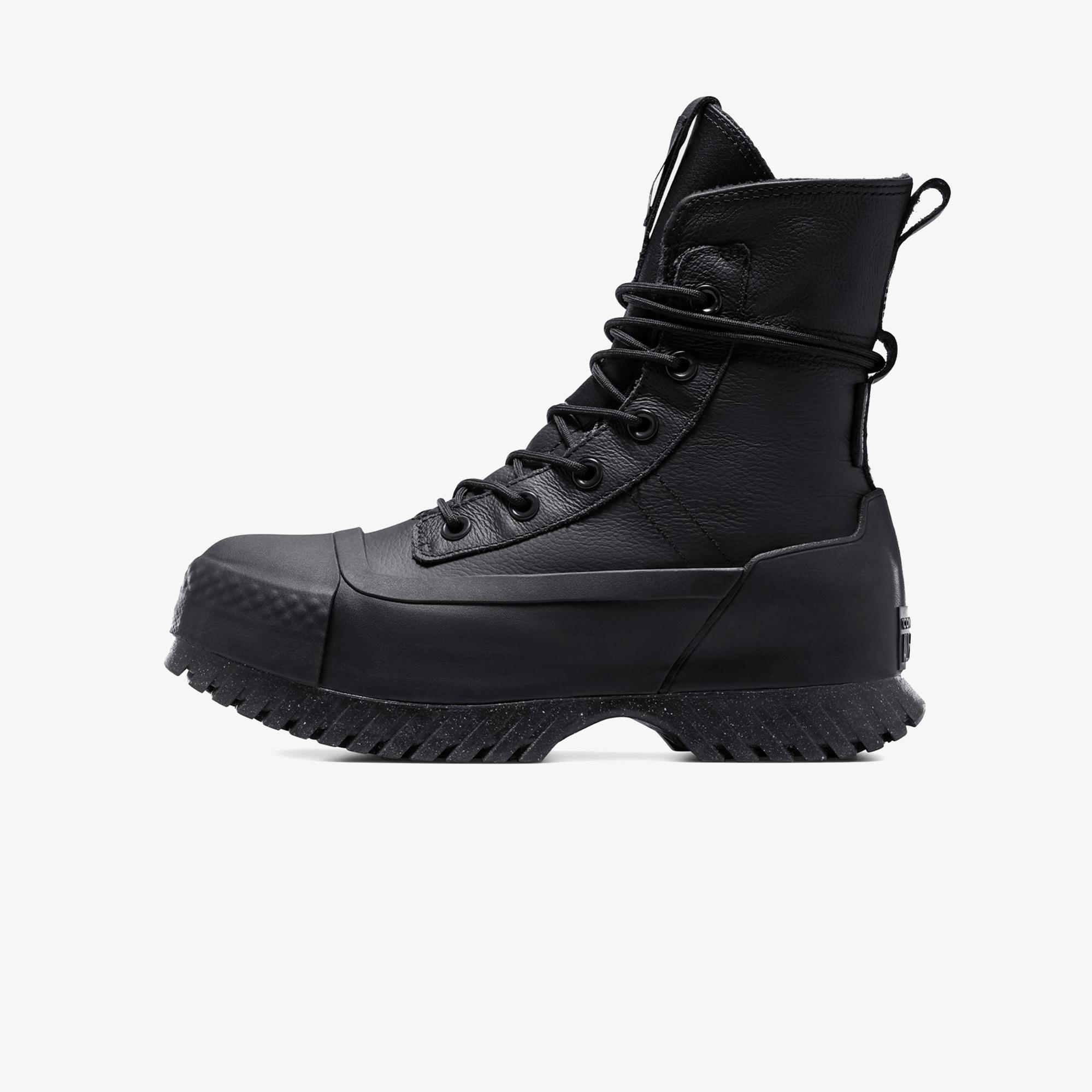 Converse Chuck Taylor All Star Lugged 2.0 CC XHi Unisex Siyah Deri Platform Bot