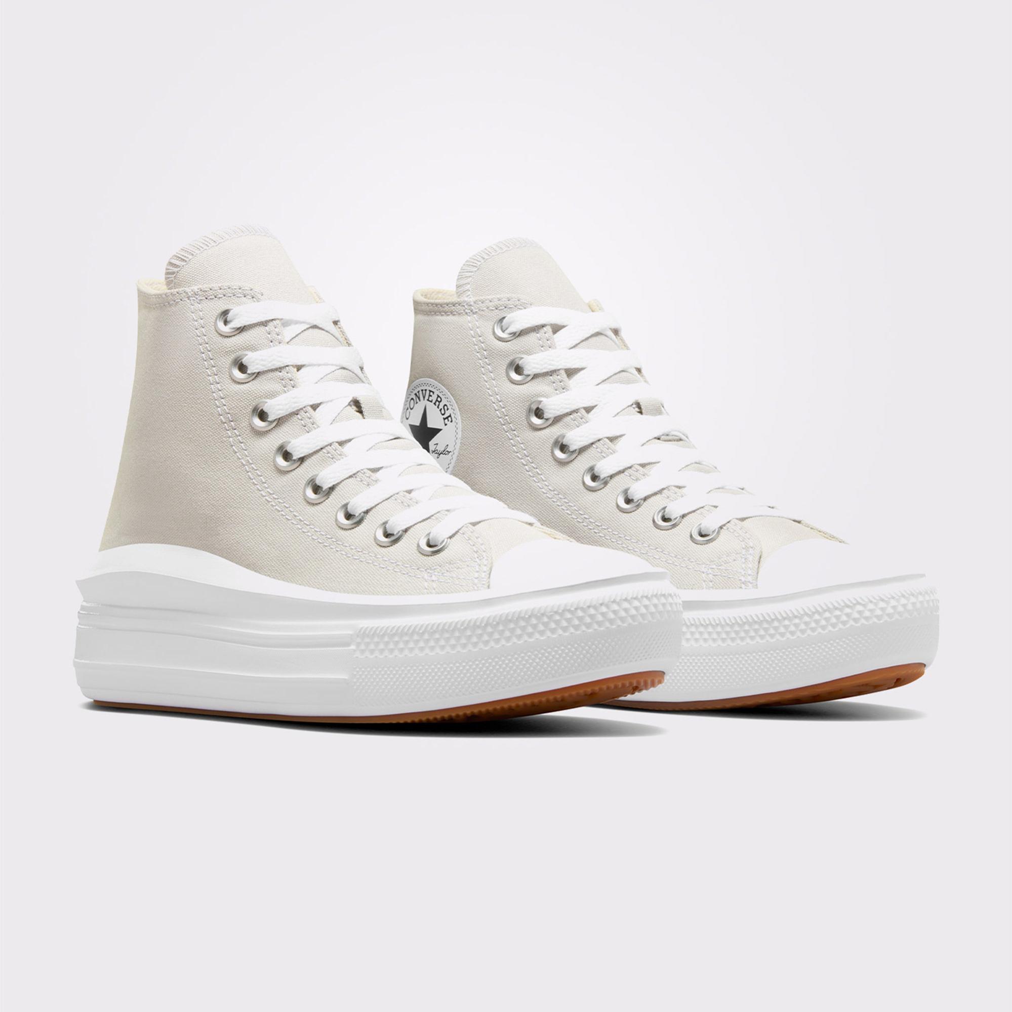 Converse Chuck Taylor All Star Move Kadın Bej Platform Sneaker
