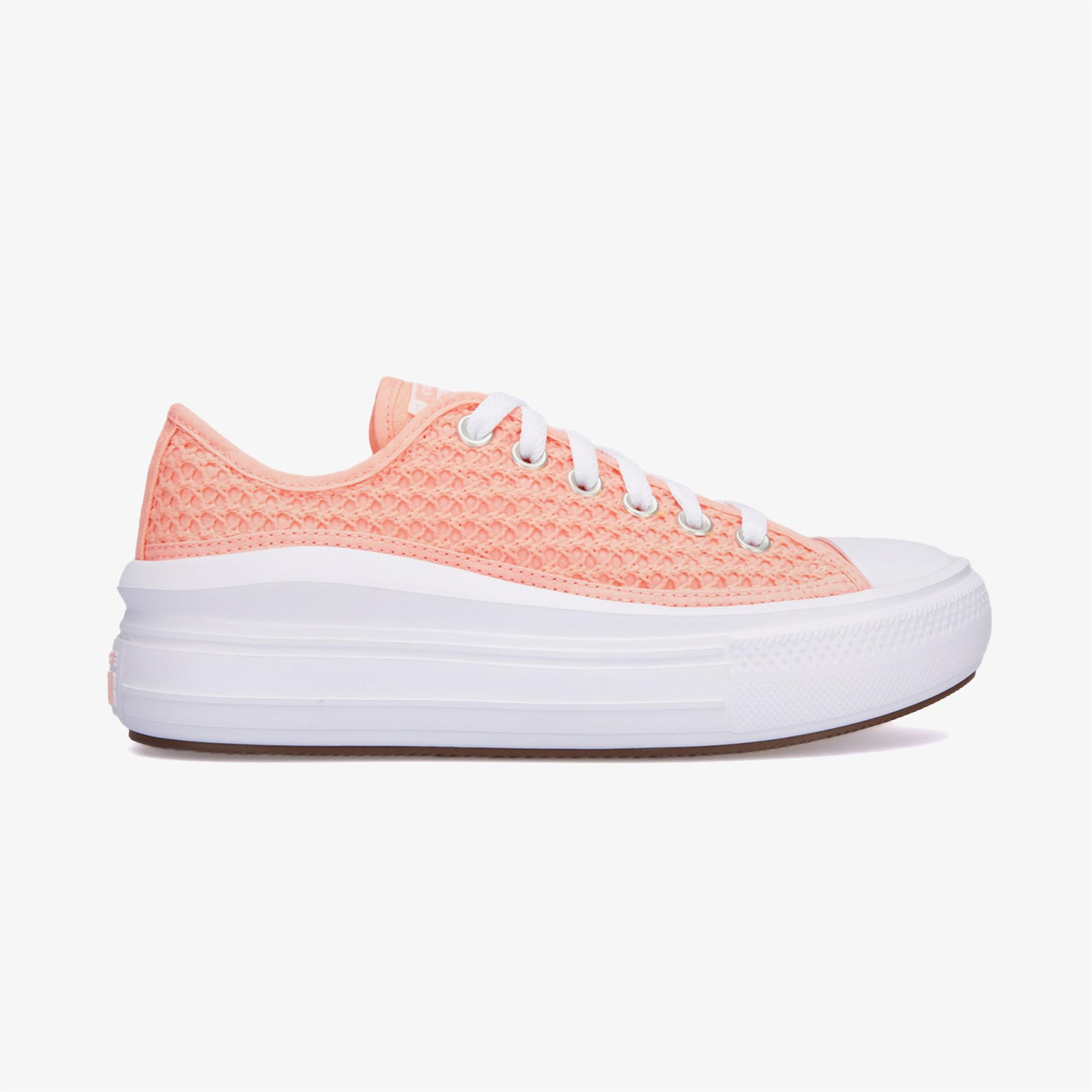 Converse Chuck Taylor All Star Move Genç Pembe Platform Sneaker
