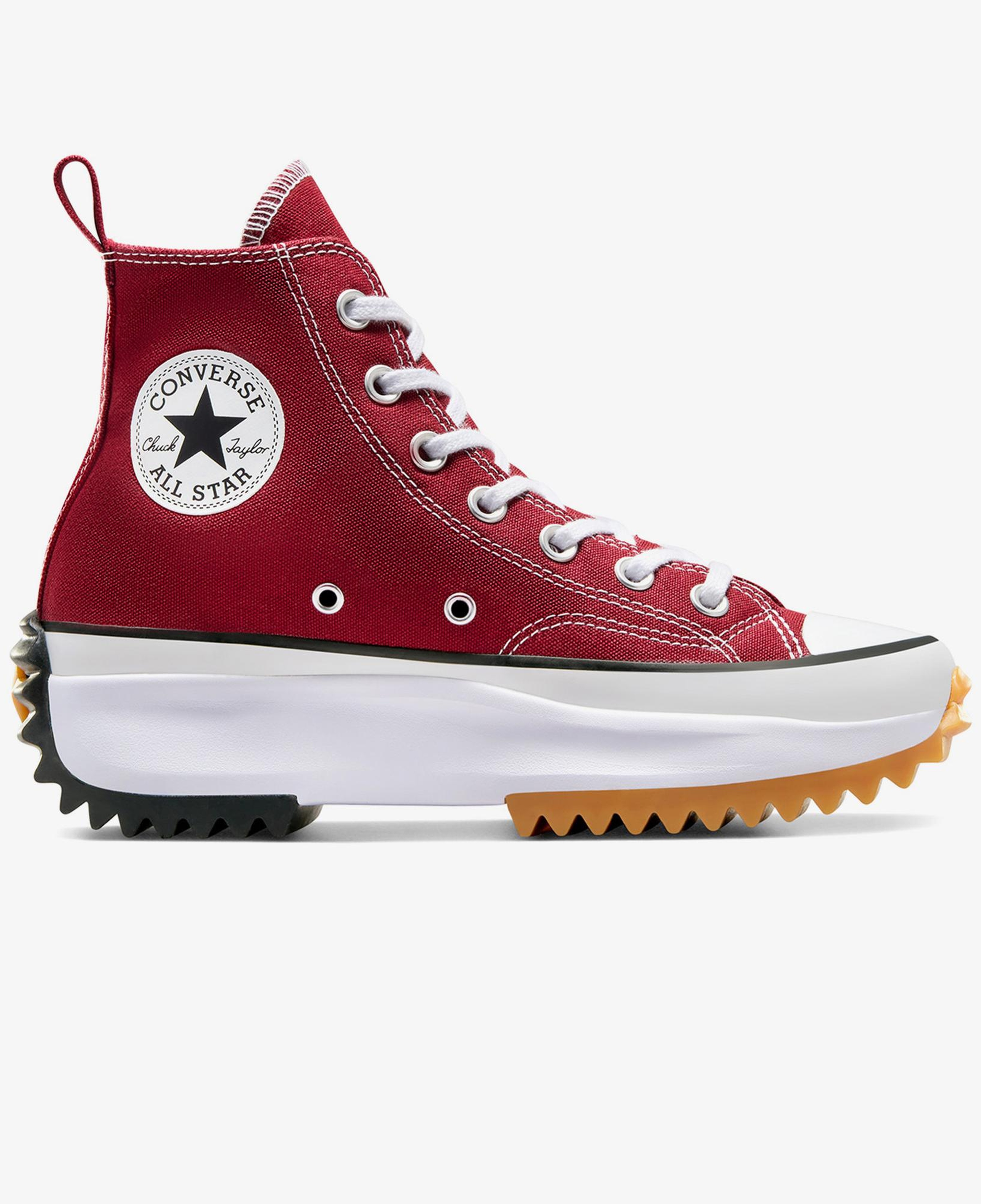 Converse Run Star Hike Unisex Kırmızı Platform Sneaker