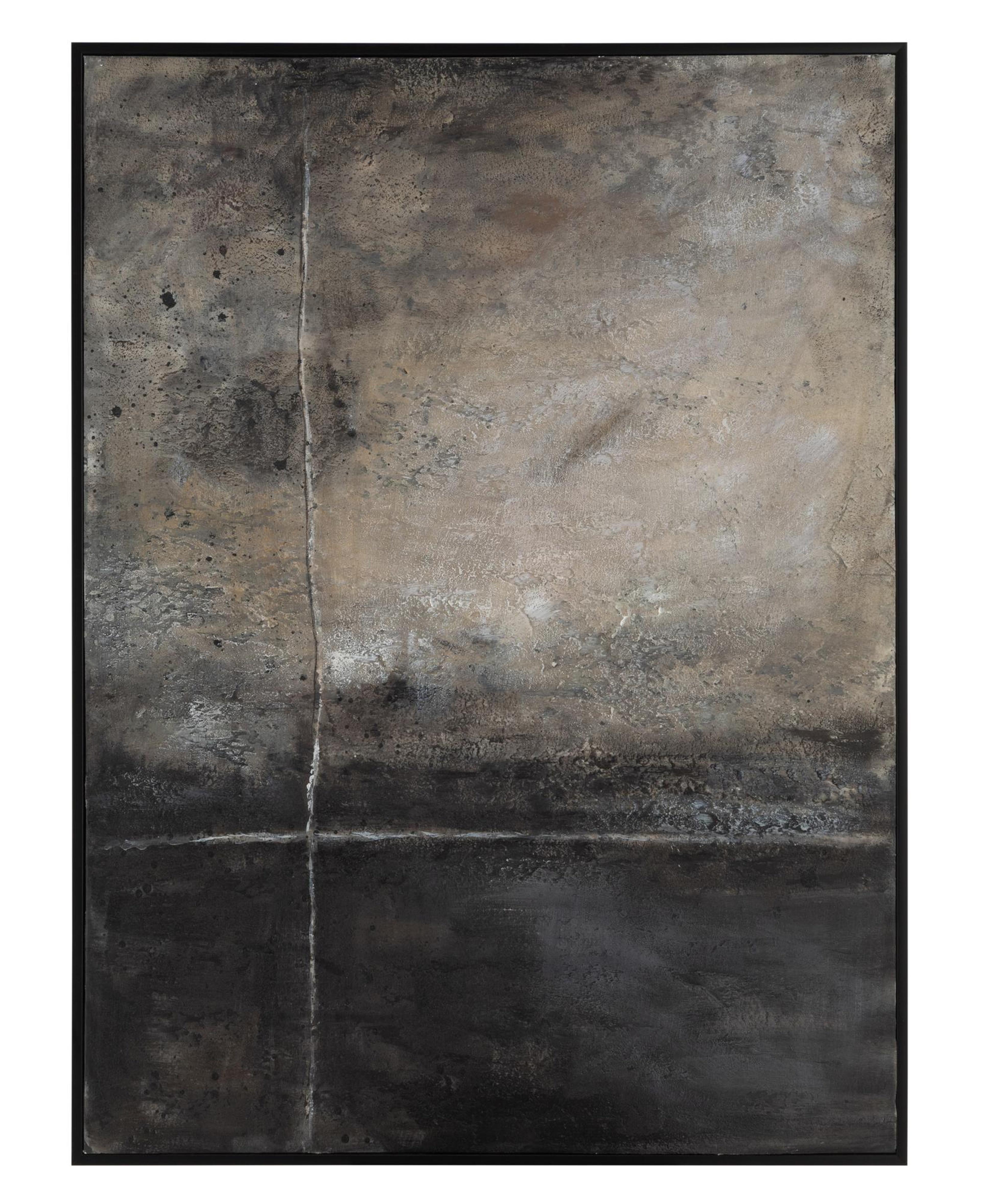 OBSIDIAN ÇERÇEVELİ YAĞLIBOYA TABLO 90X120 CM