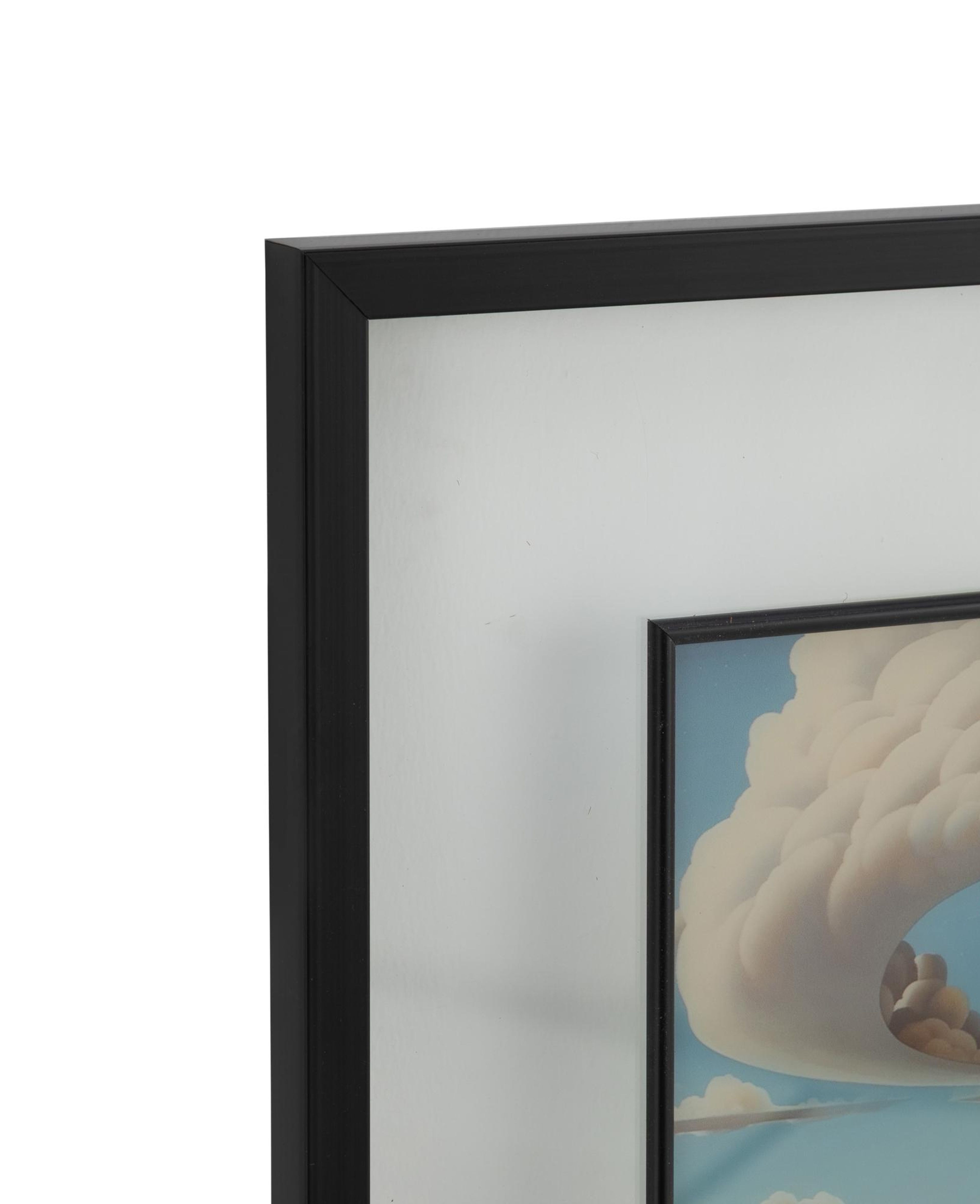 LUMEN ÇERÇEVELİ CAM TABLO 60X60 CM