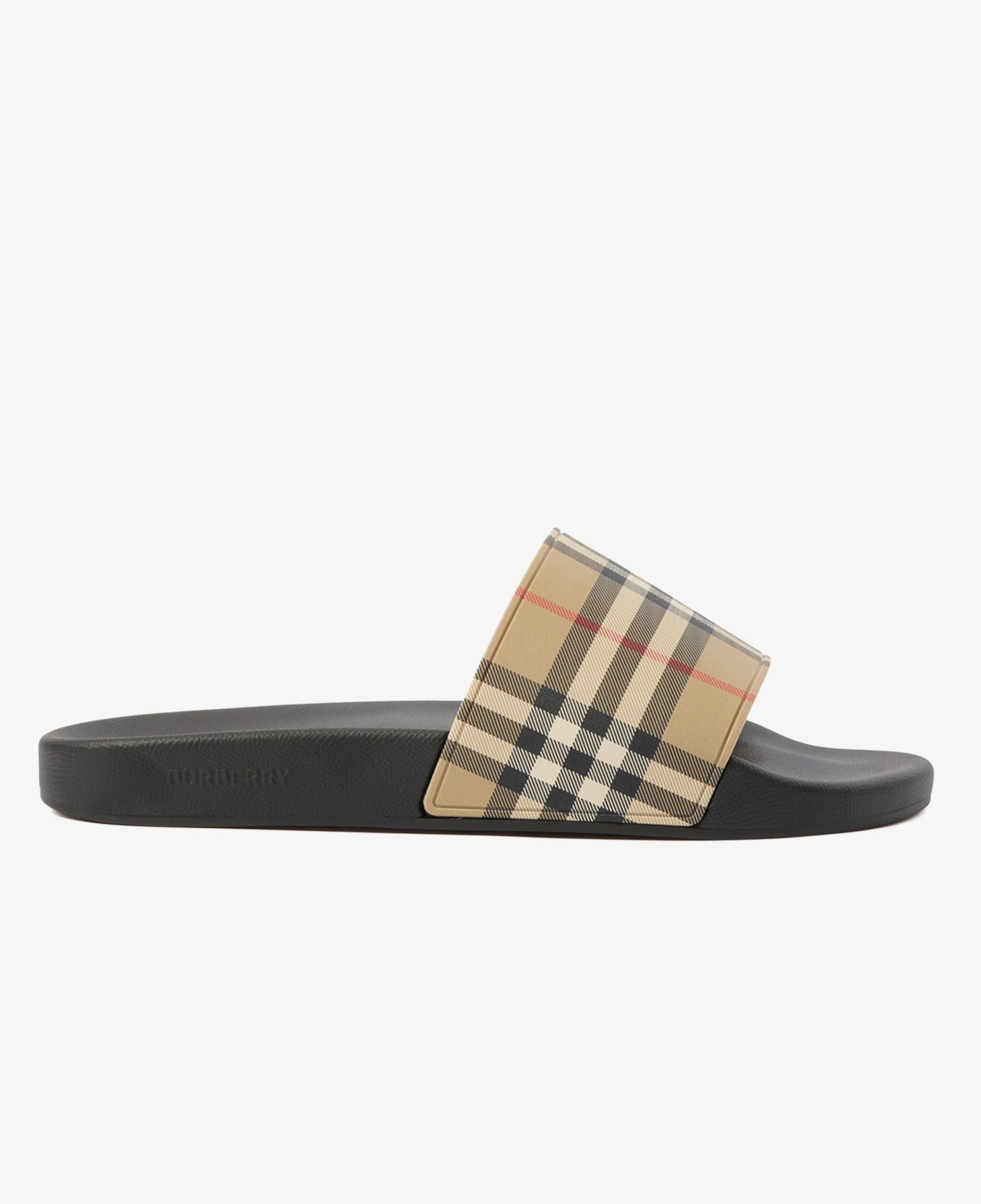 Burberry Check Erkek Bej Sandalet