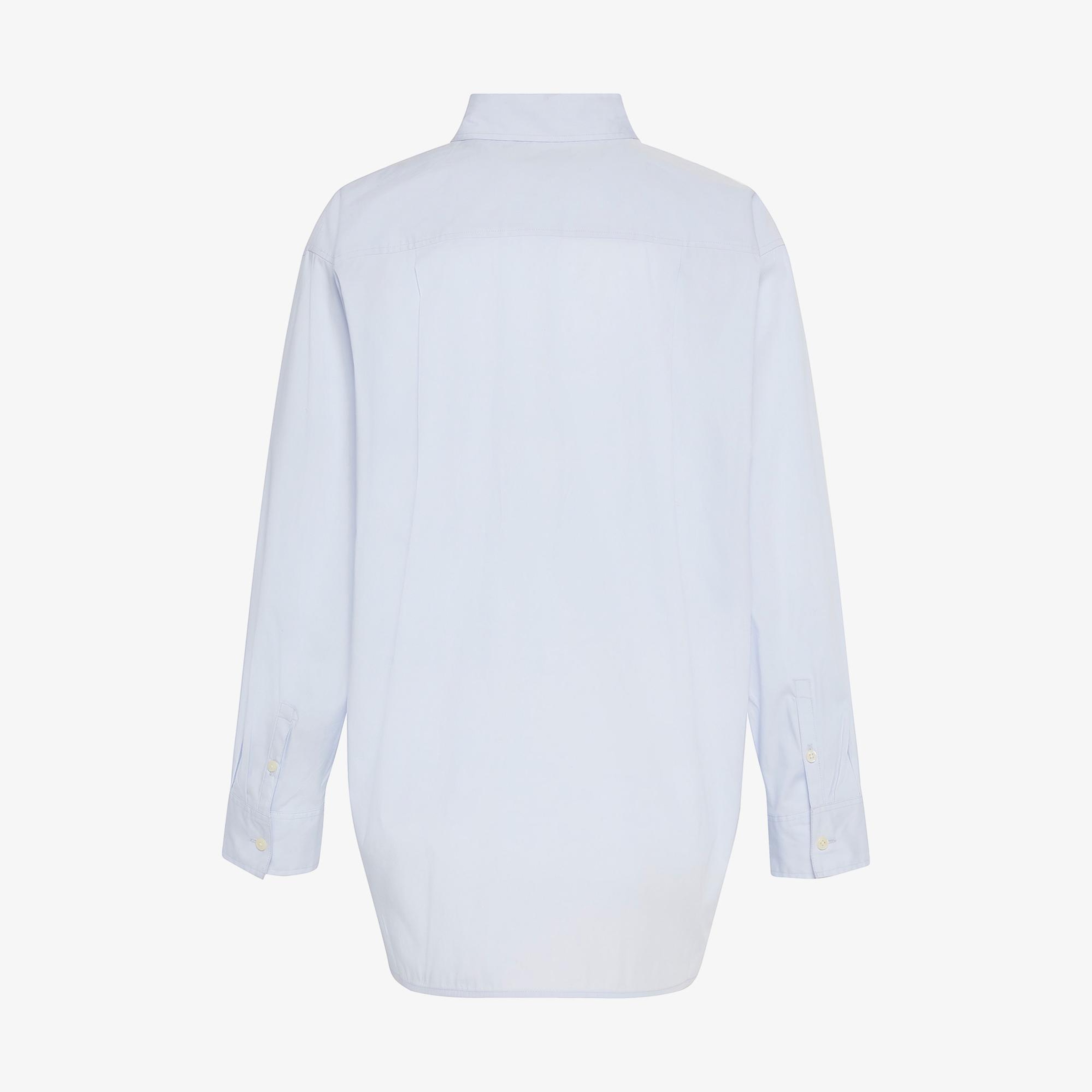 Calvin Klein Poplin Relaxed Kadın Mavi Gömlek