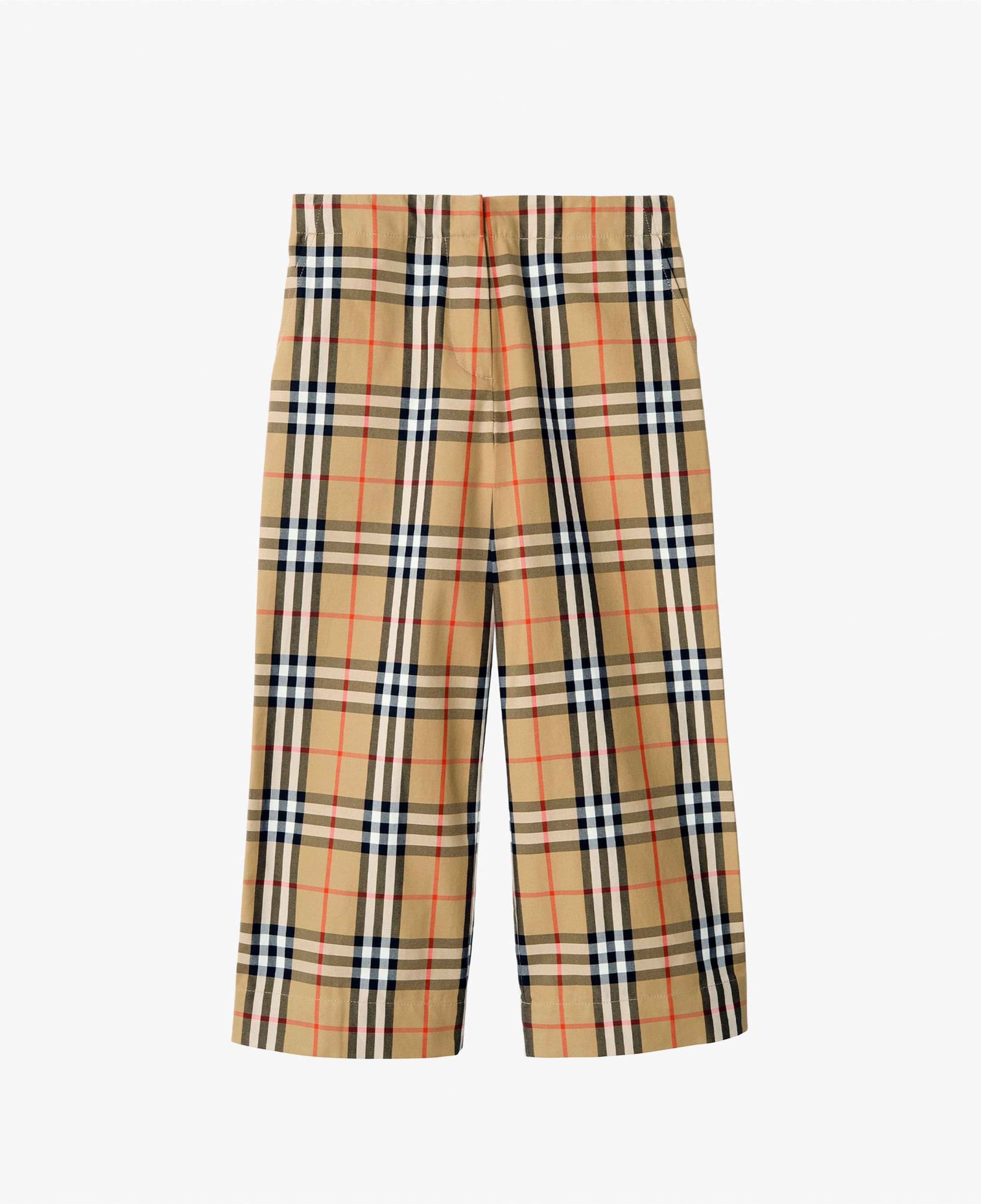 Burberry Orla Check Çocuk Bej Pantolon
