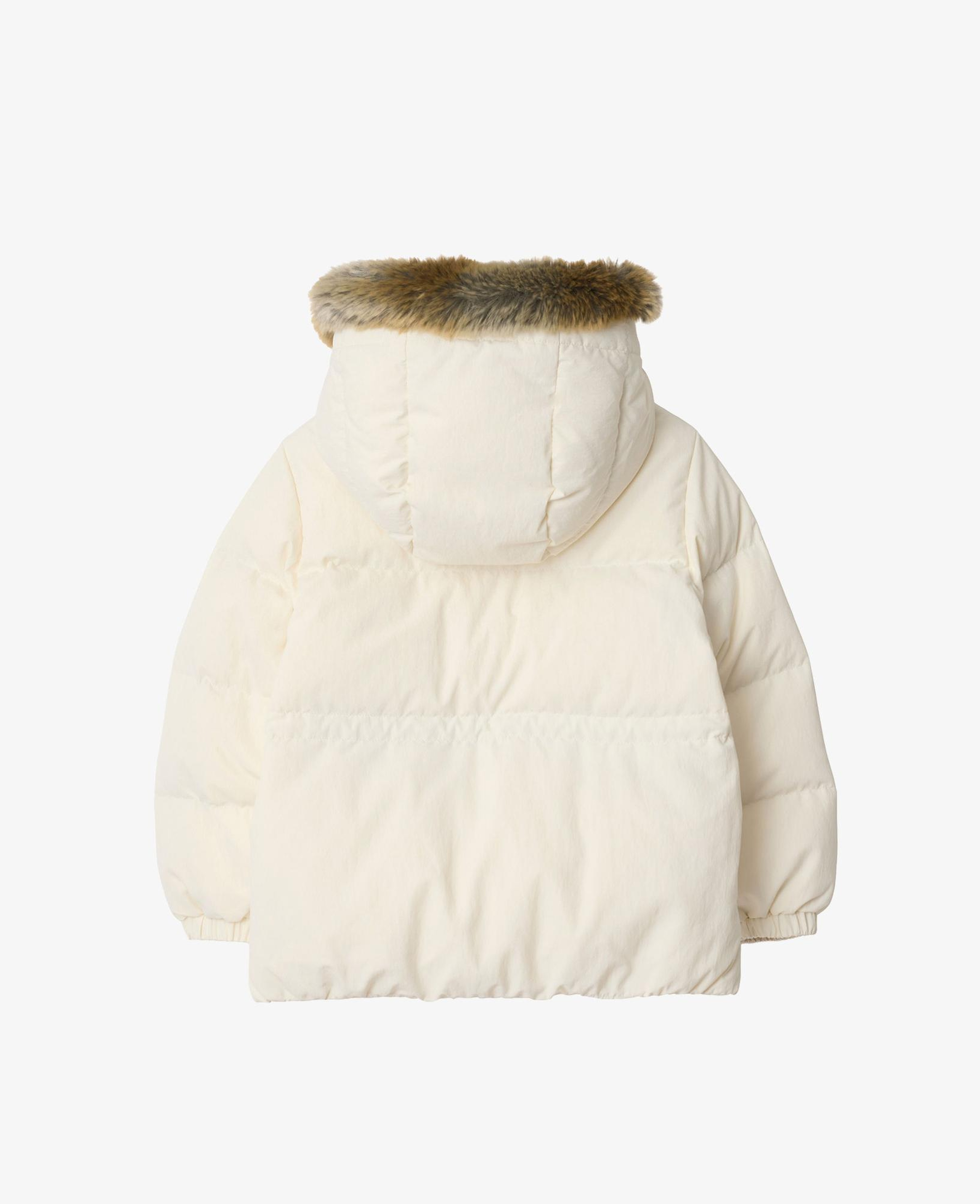 Burberry Flora Çocuk Beyaz Mont