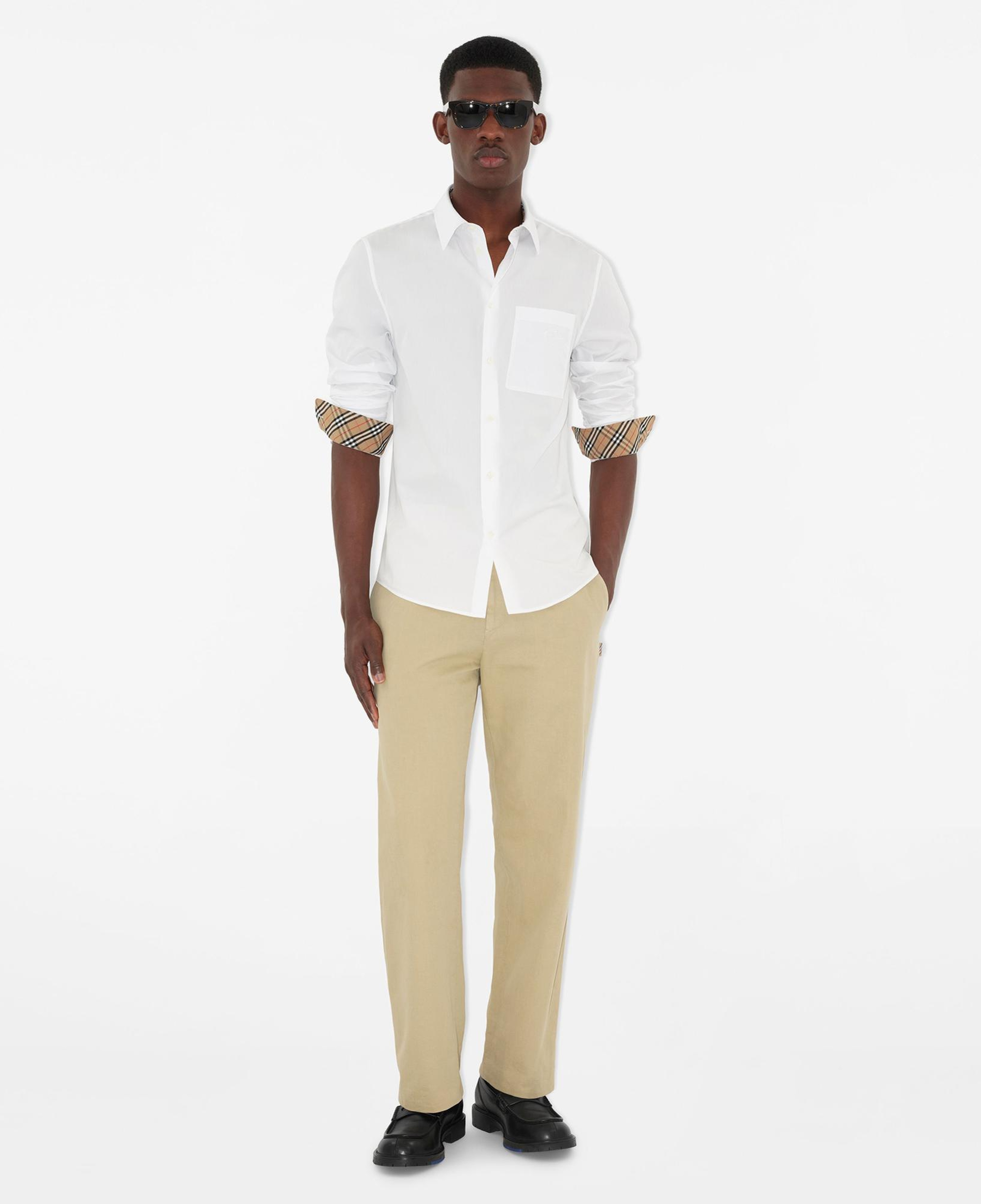 Burberry Erkek Beyaz Gömlek