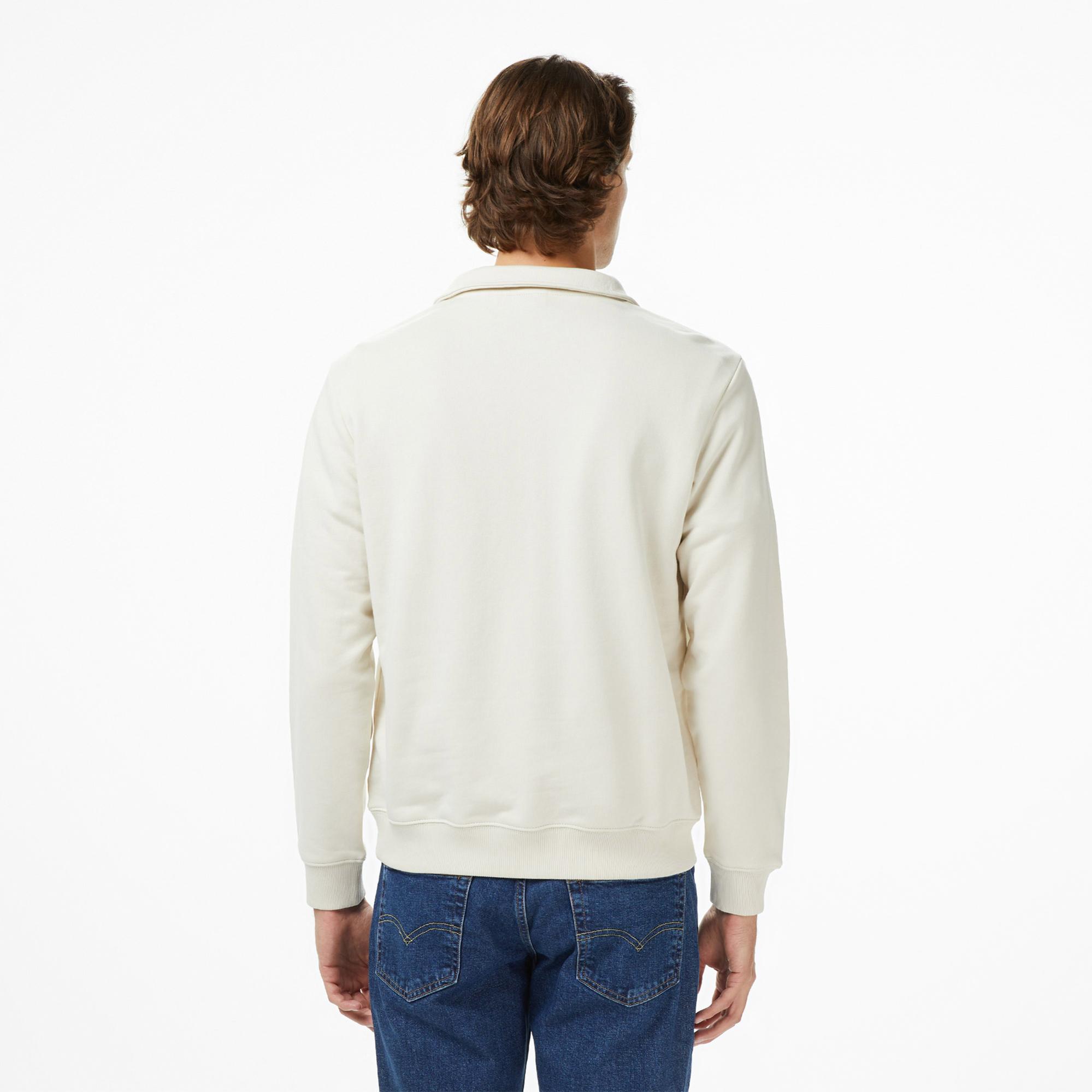 Napapijri B-Small Box Erkek Bej Sweatshirt