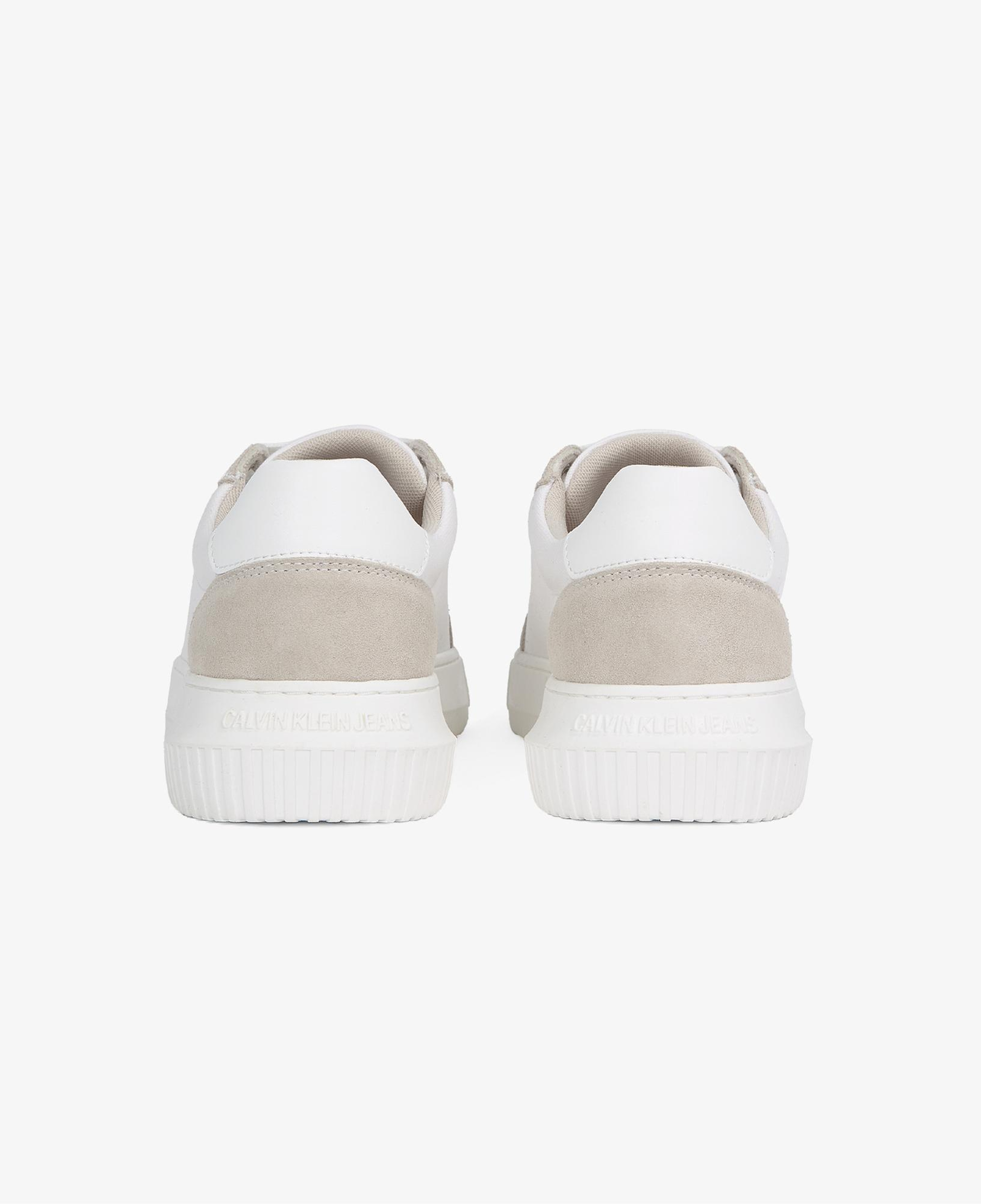 Calvin Klein Chunky Cupsole Canvas Erkek Krem Sneaker