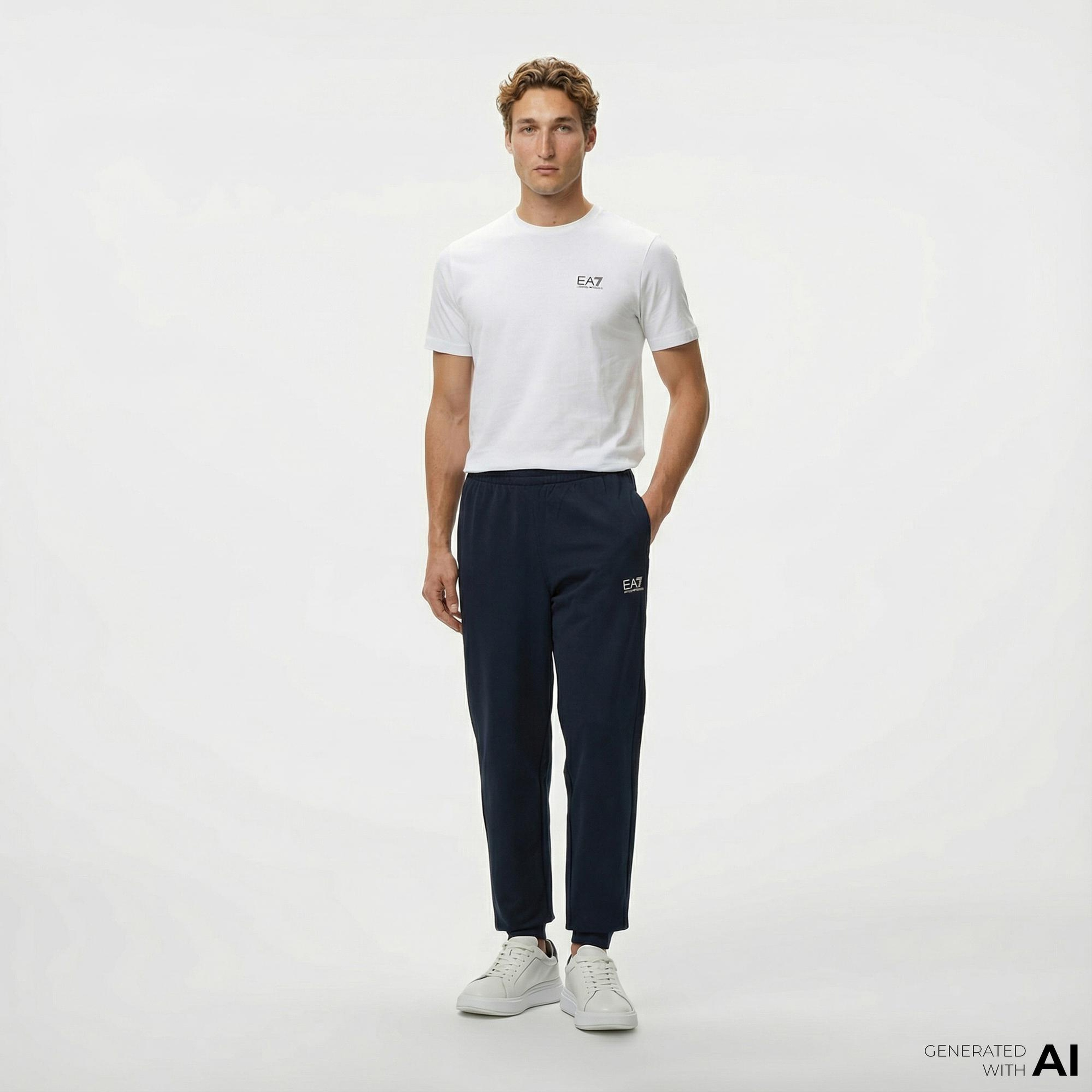 EA7 Erkek Gri Eşofman Altı