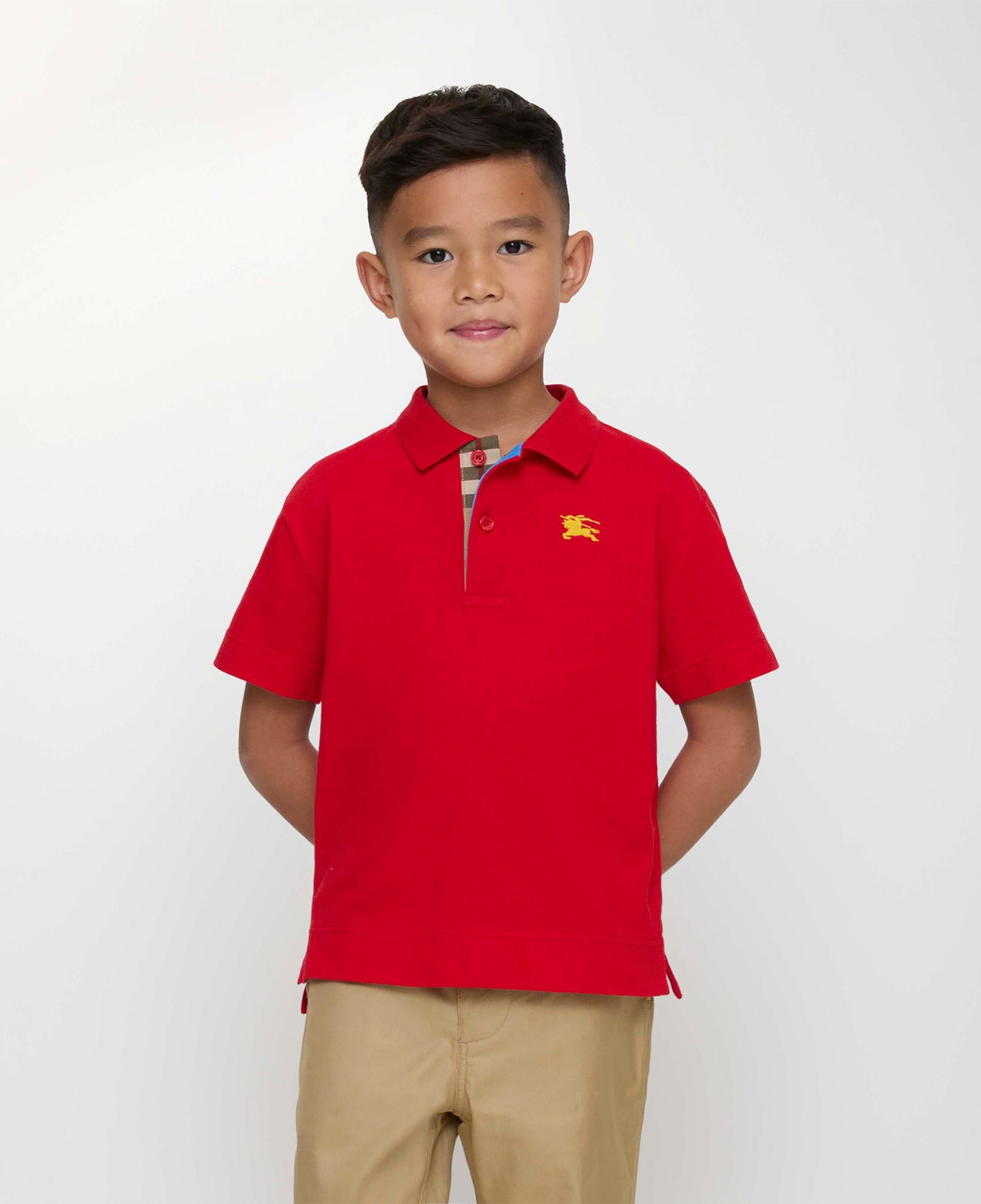 Burberry Johane Ekd Çocuk Kırmızı Polo