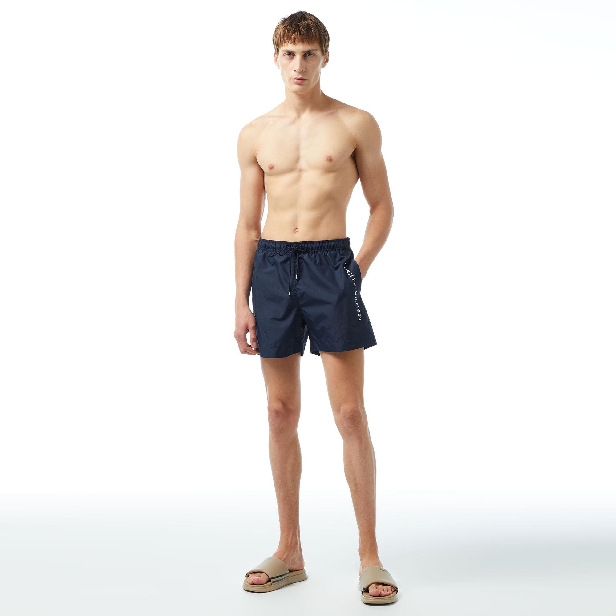 Tommy Hilfiger Medium Drawstring Erkek Lacivert Mayo Şort