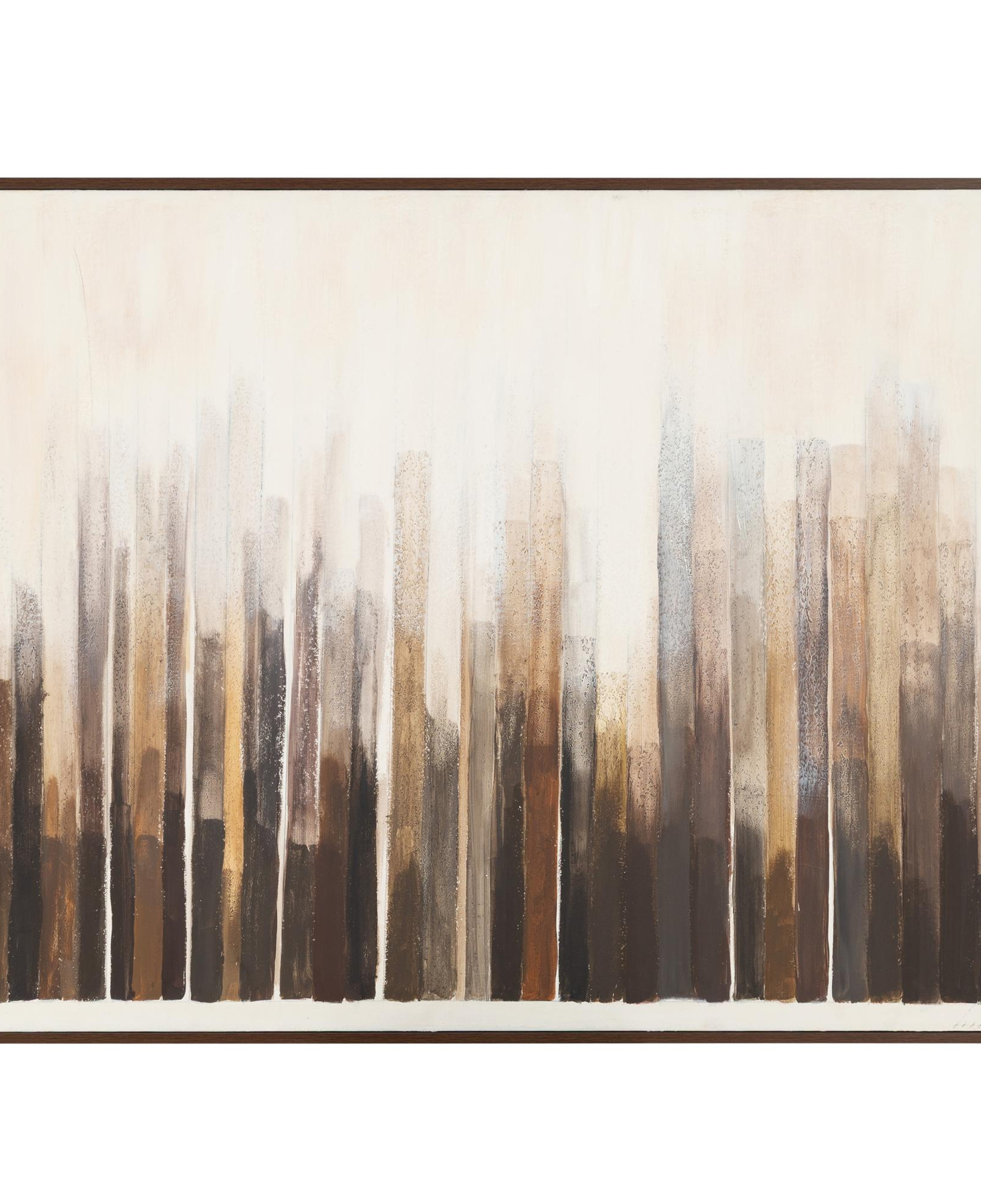 BROWN STRATA ÇERÇEVELİ YAĞLIBOYA TABLO 90X120 CM