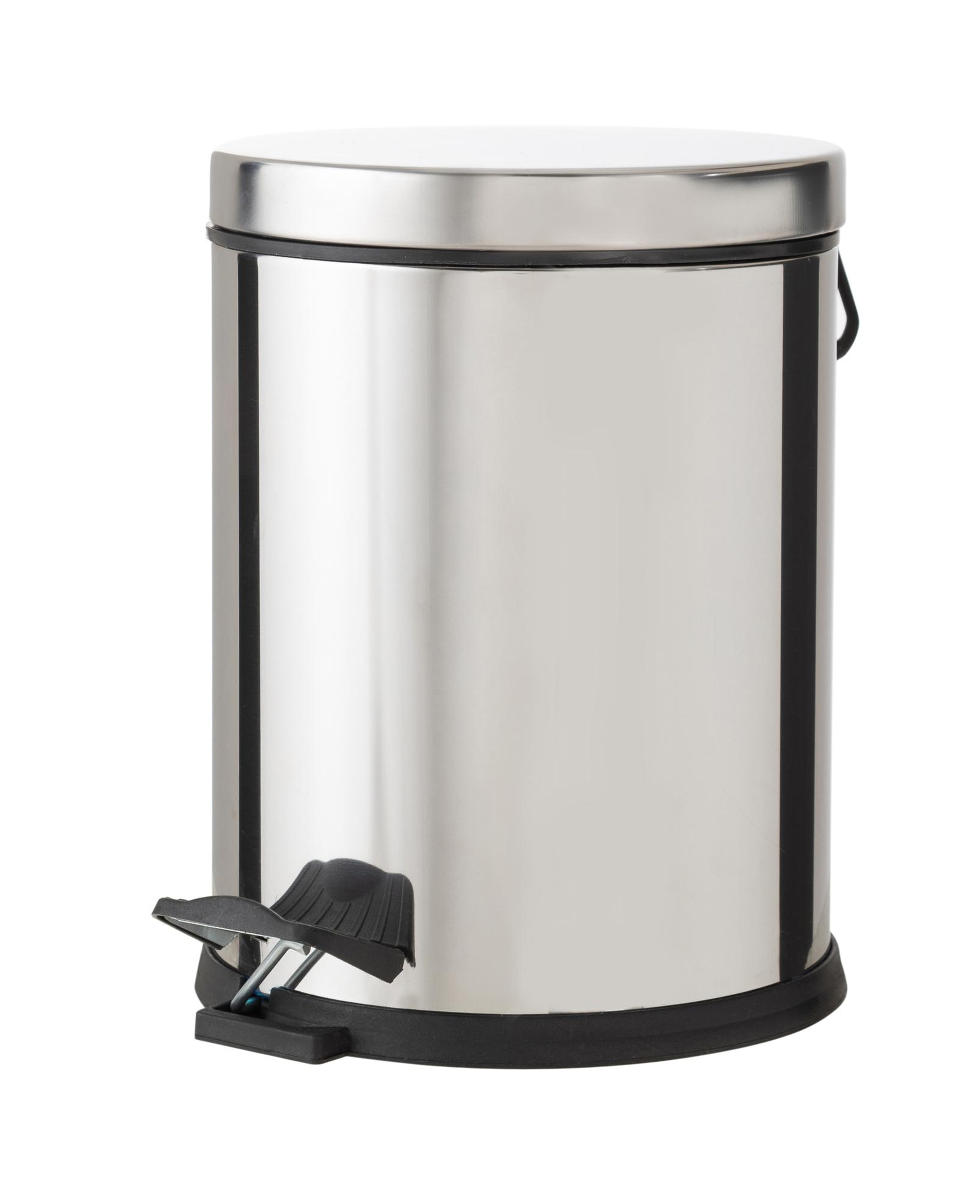 5LT PEDALLI ÇÖP KOVASI INOX