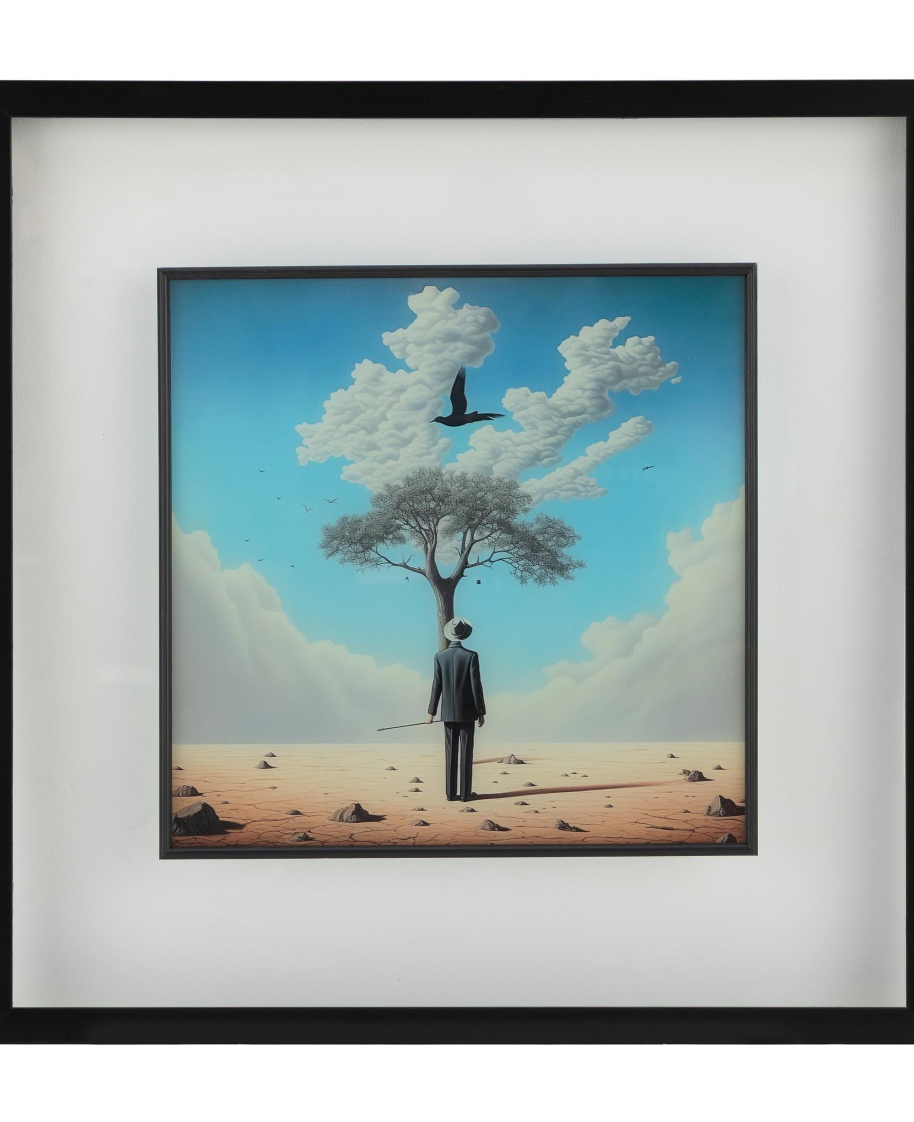 SOLUS ÇERÇEVELİ CAM TABLO 60X60 CM