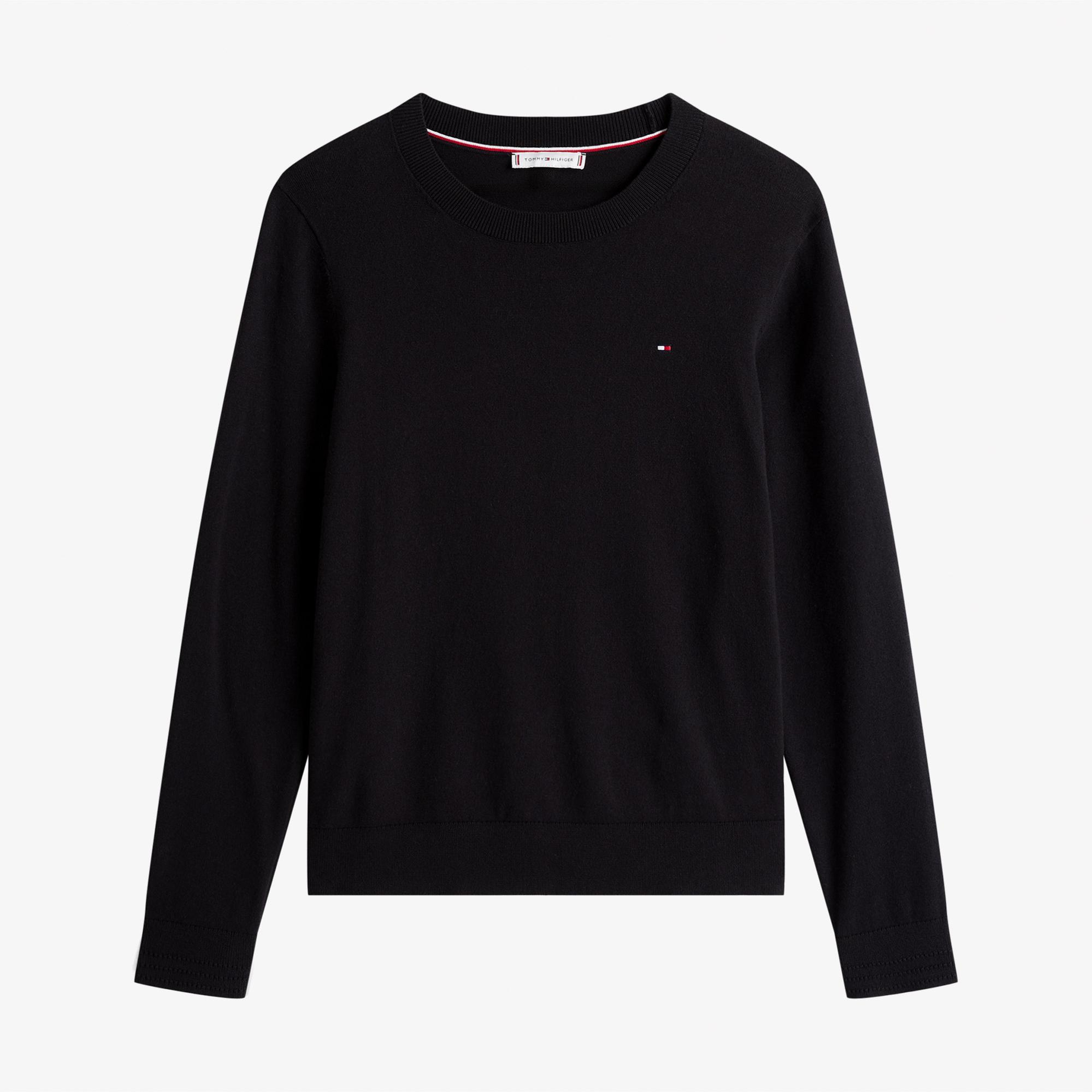 Tommy Hilfiger Stitch Kadın Siyah Kazak