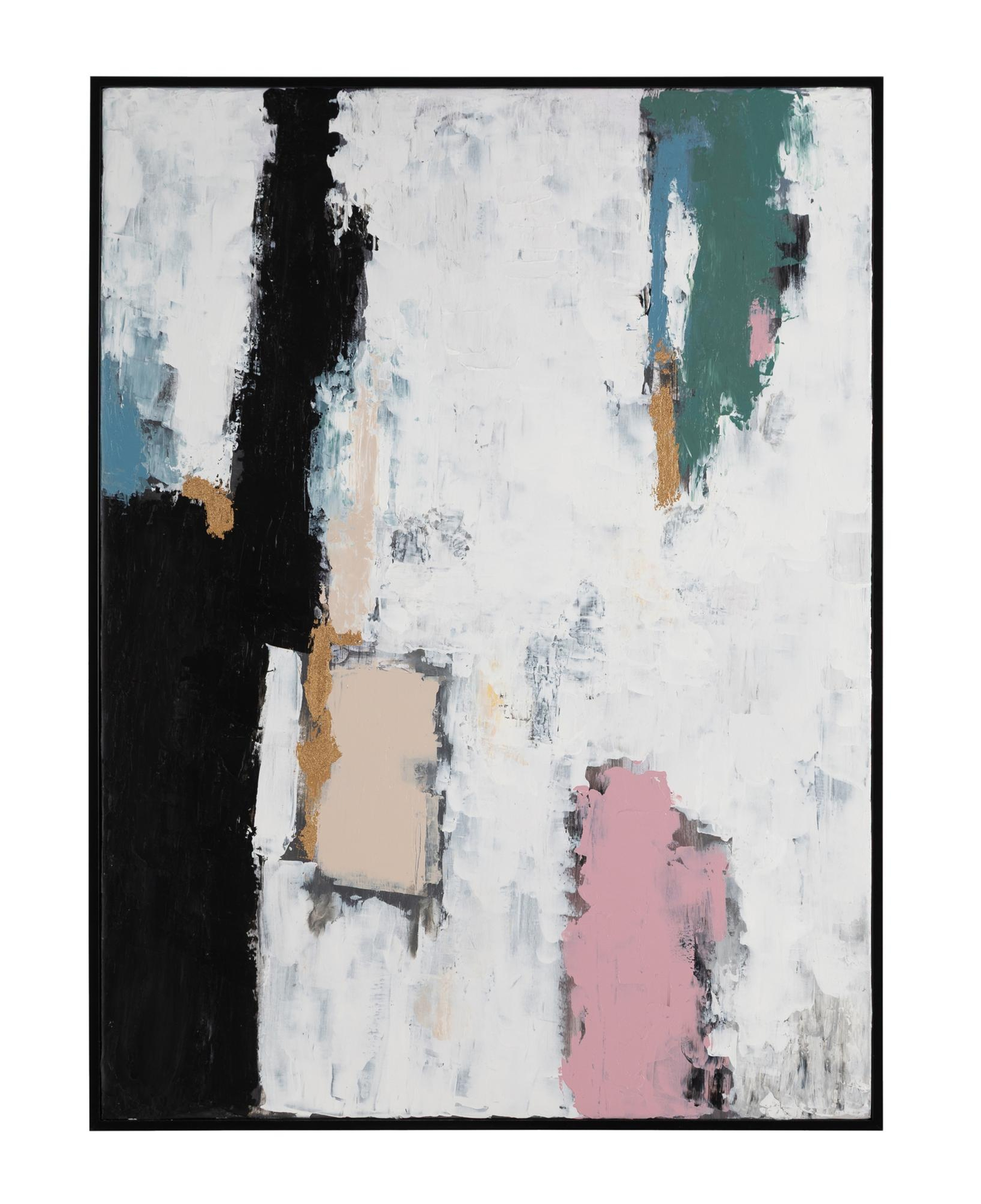 VERVIDA ÇERÇEVELİ YAĞLIBOYA TABLO 90X120 CM