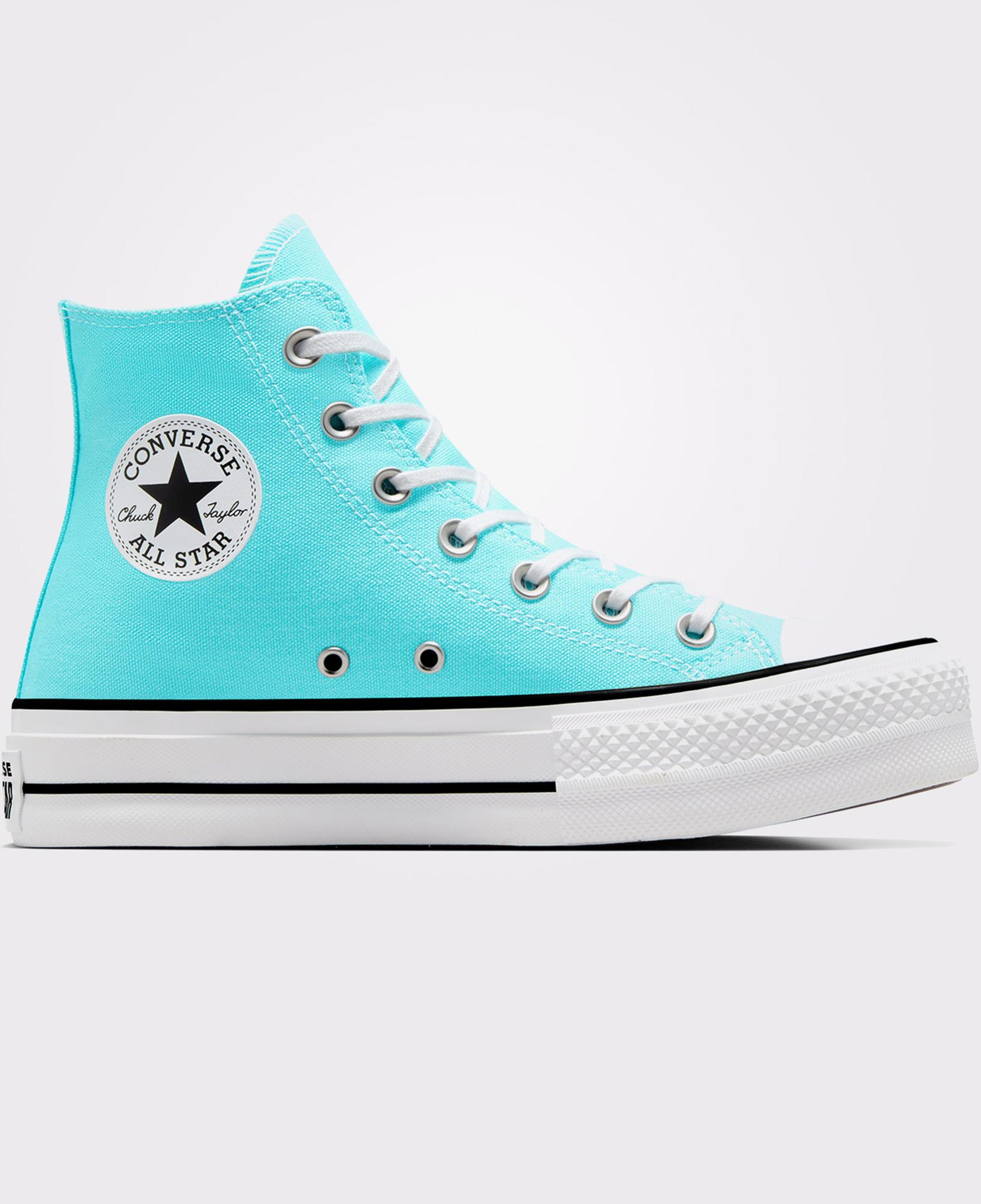 Converse Chuck Taylor All Star Lift Unisex Mavi Platform Sneaker